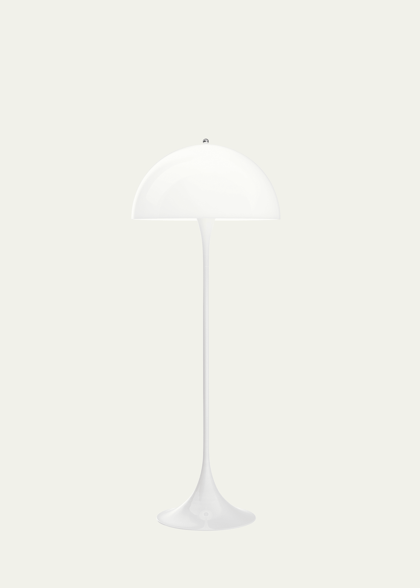 Louis Poulsen Panthella Acrylic Floor Lamp In White Opal Acryli