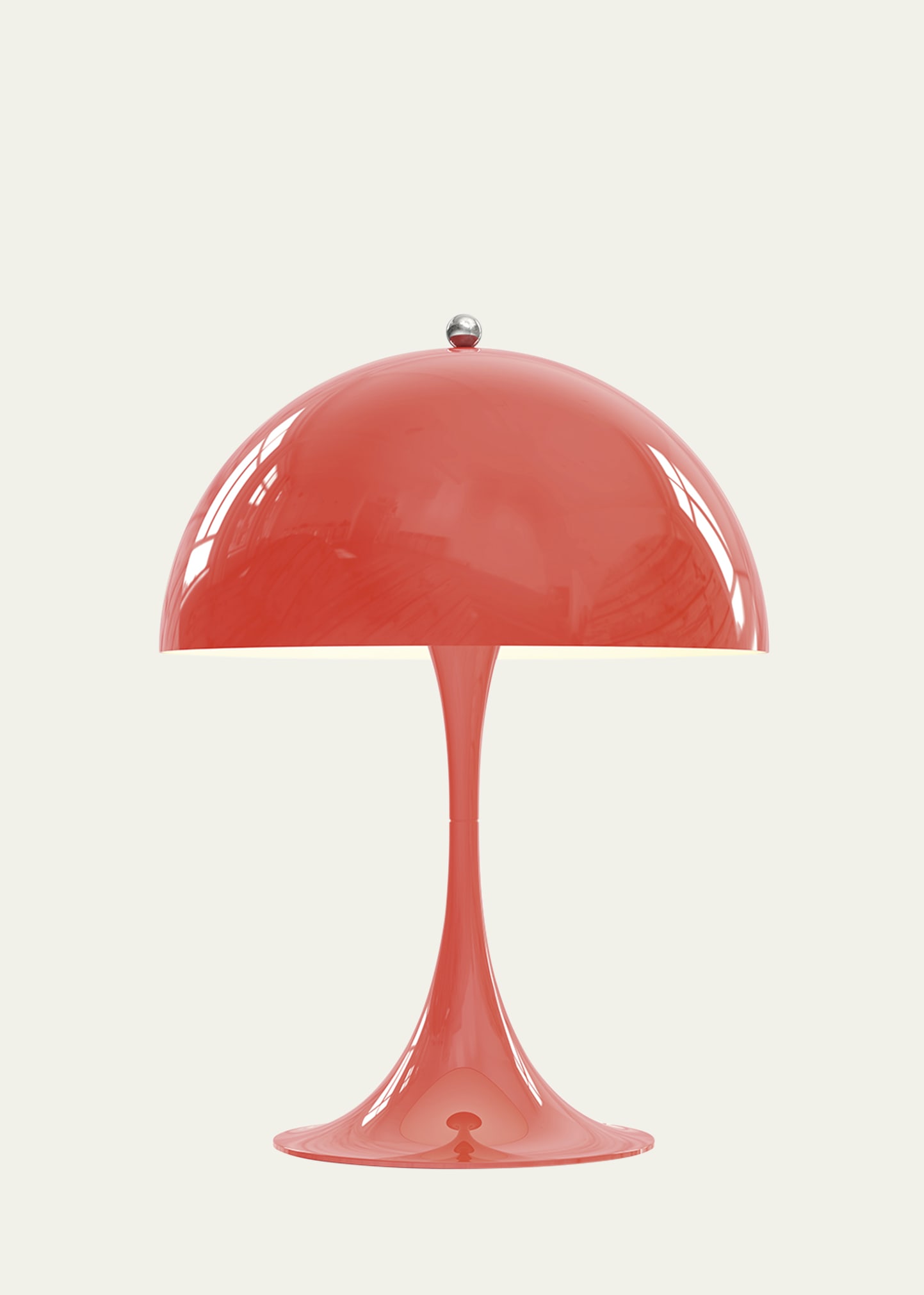 Shop Louis Poulsen Panthella Mini Lamp - 13" In Coral