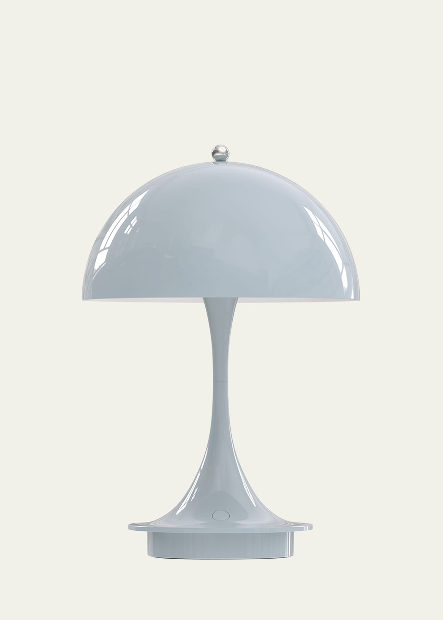 Louis Poulsen Panthella Portable Acrylic Lamp, 9" In Pale Blue