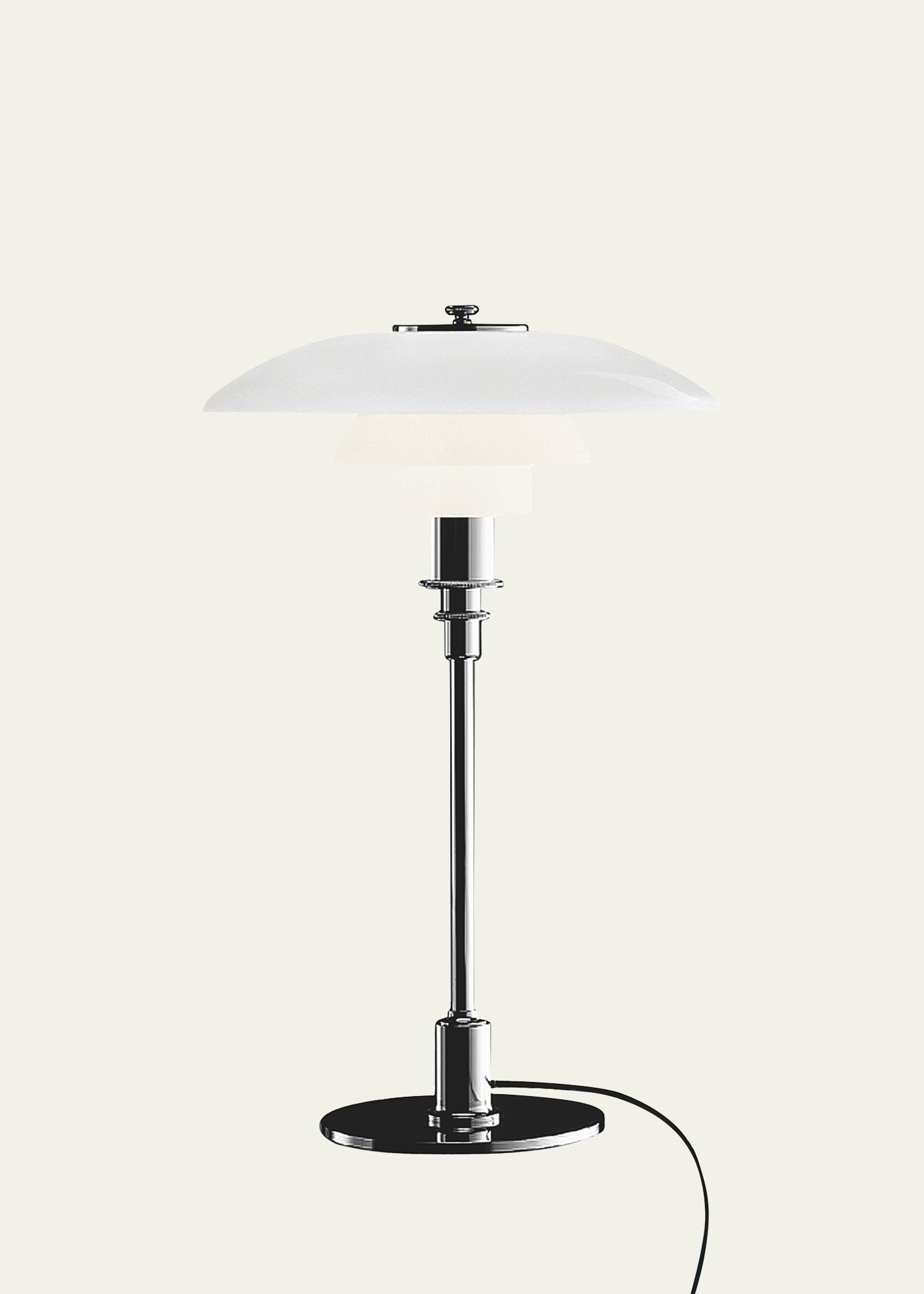 Louis Poulsen Ph 3/2 High-lustre Table Lamp In High Lustre Chrom