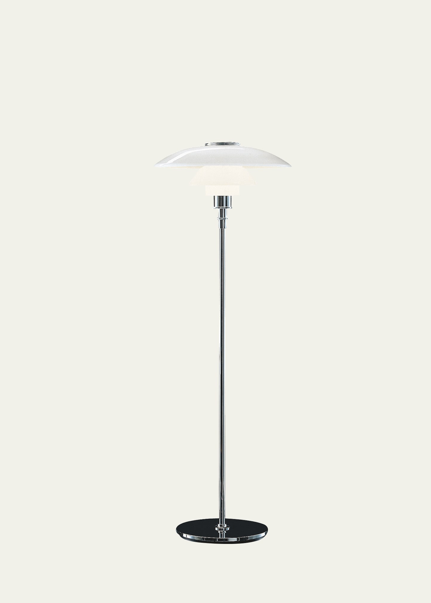 Louis Poulsen Ph 4-3 High Lustre Chrome-plated Floor Lamp