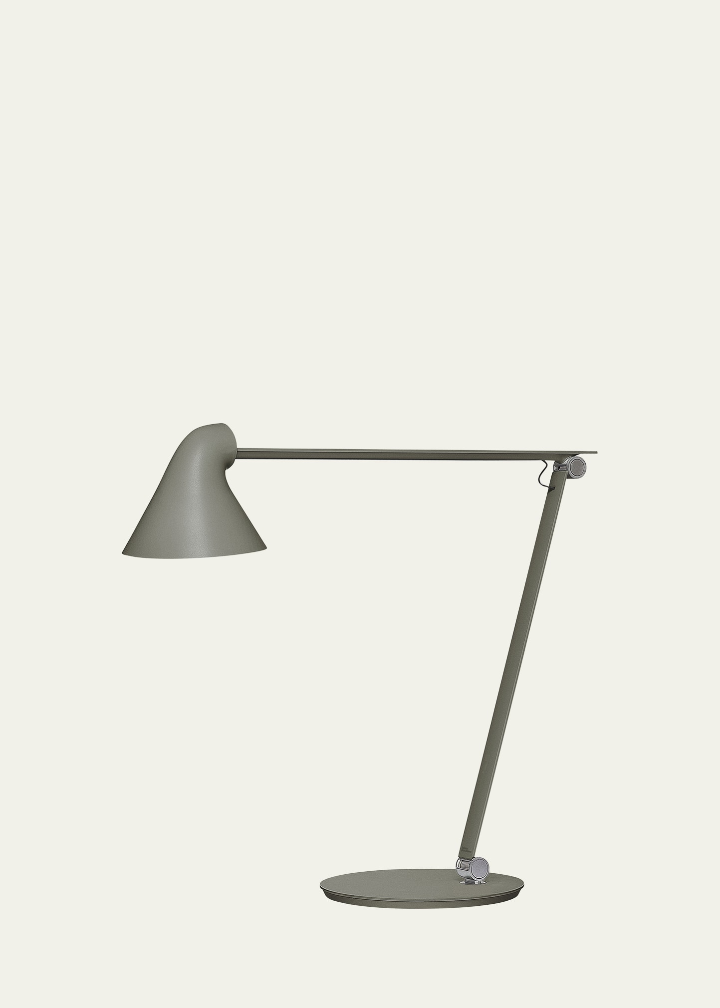 Louis Poulsen Njp Table Lamp In Dark Aluminum Gre