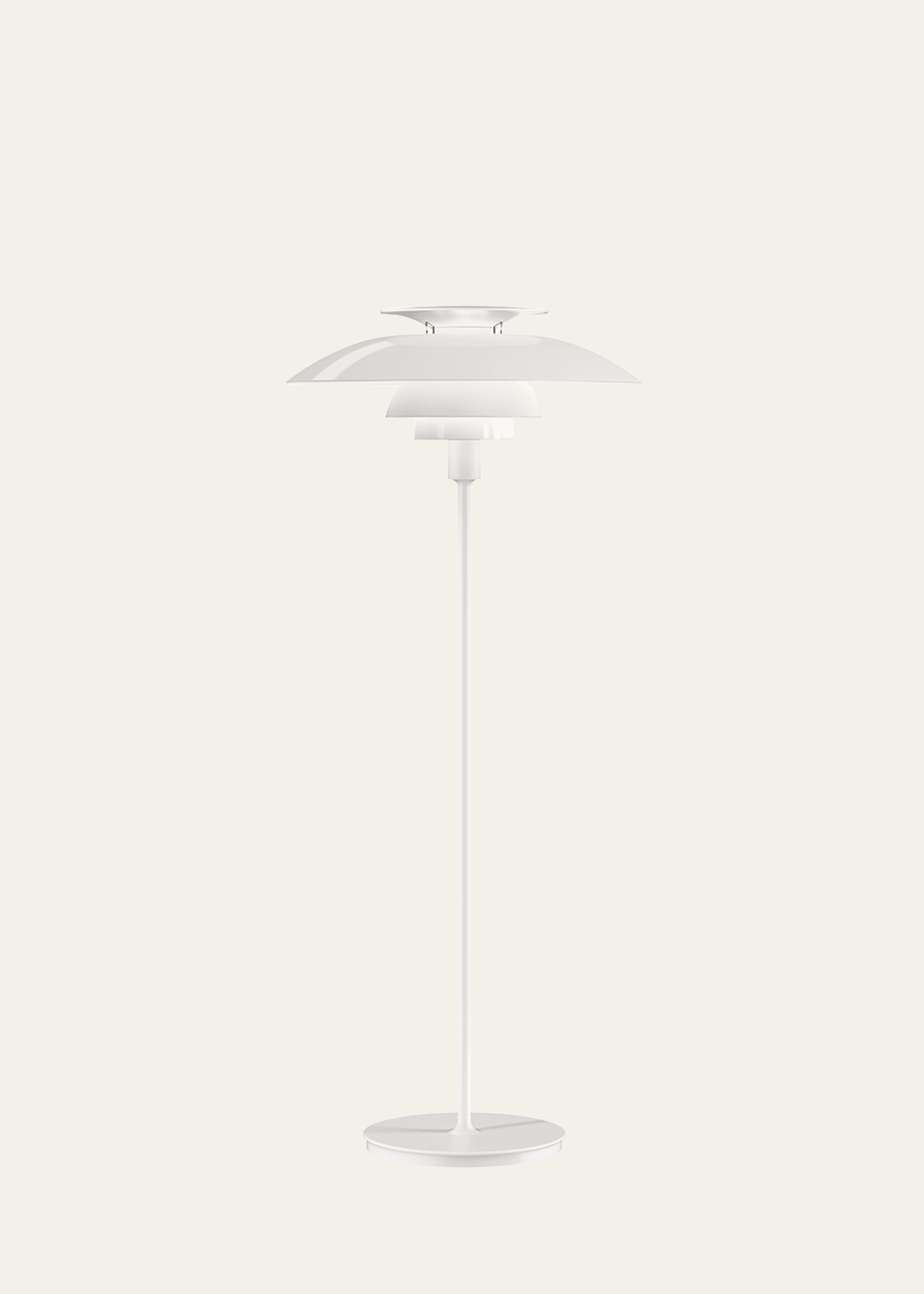 Louis Poulsen Ph 80 Floor Lamp In White Opal Acryli