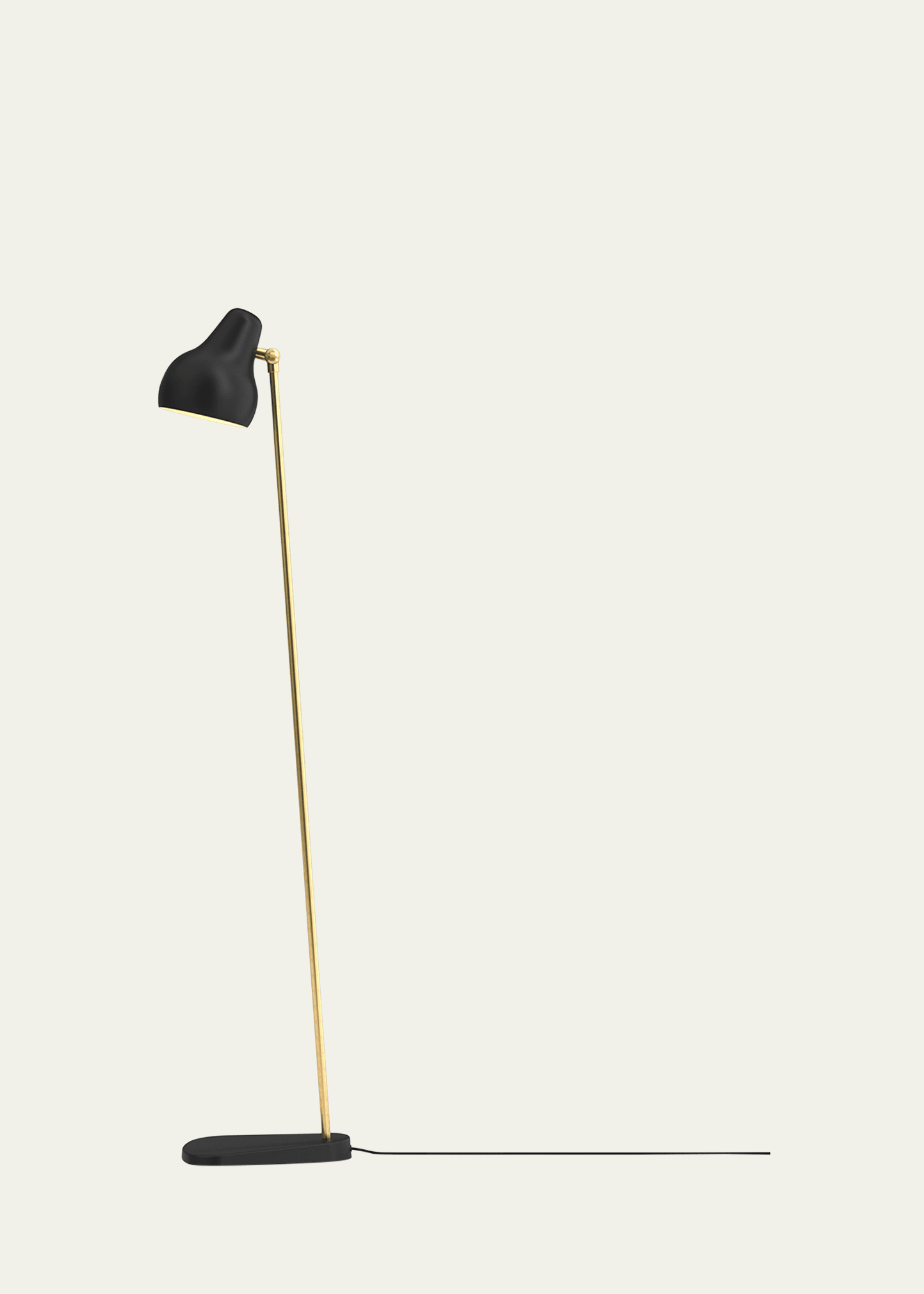 Louis Poulsen Vl38 Floor Lamp In Black