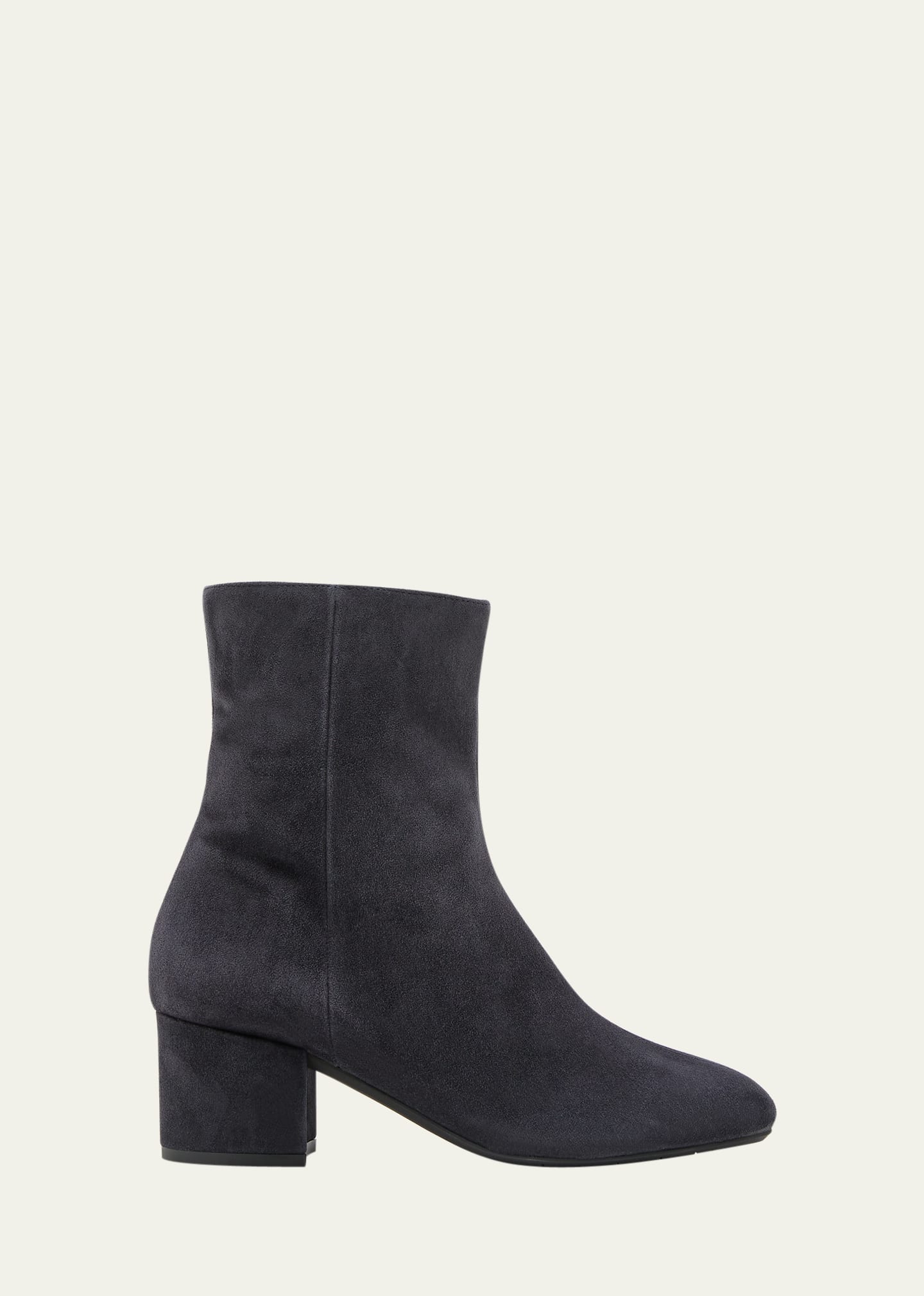 Leonora Suede Zip Ankle Boots