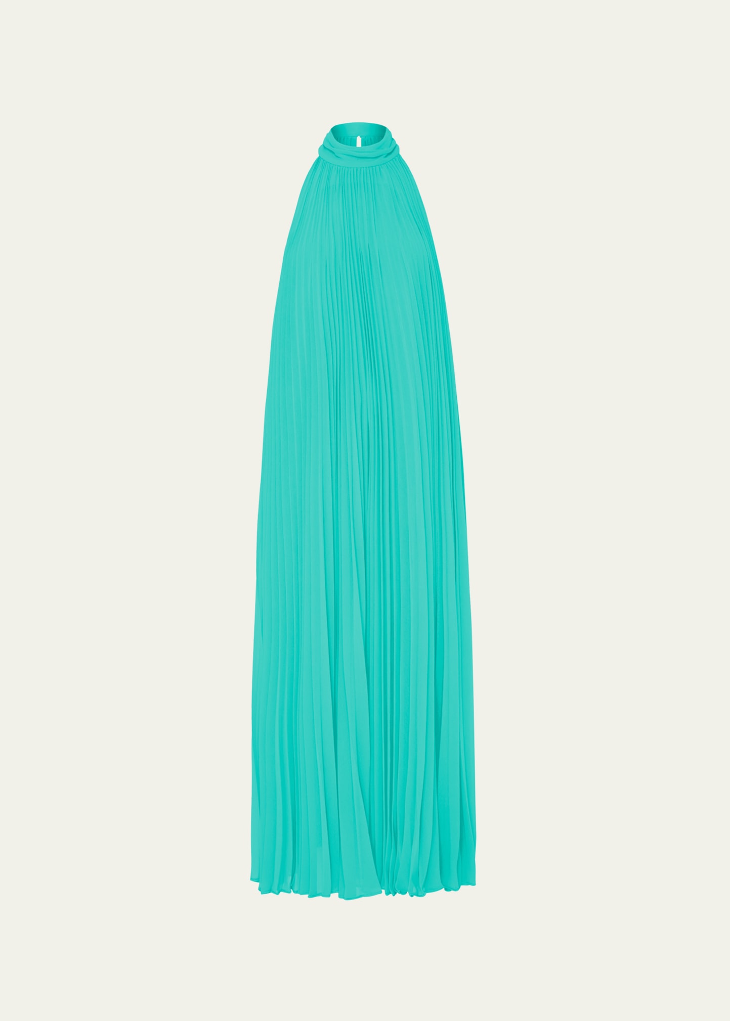 Ophelia Pleated Halter Midi Dress