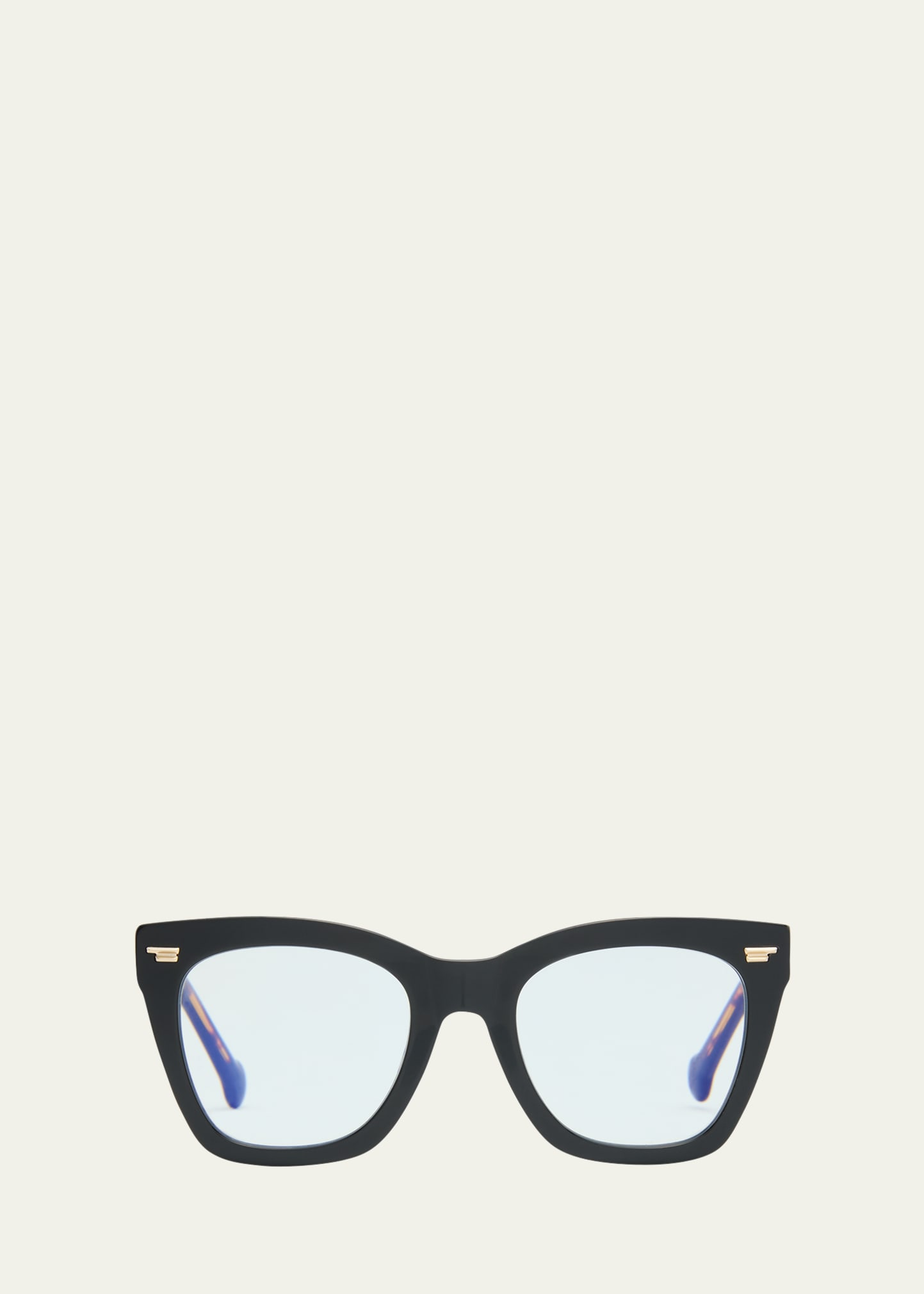 Blue Blocking Acetate Rectangle Readers, +1