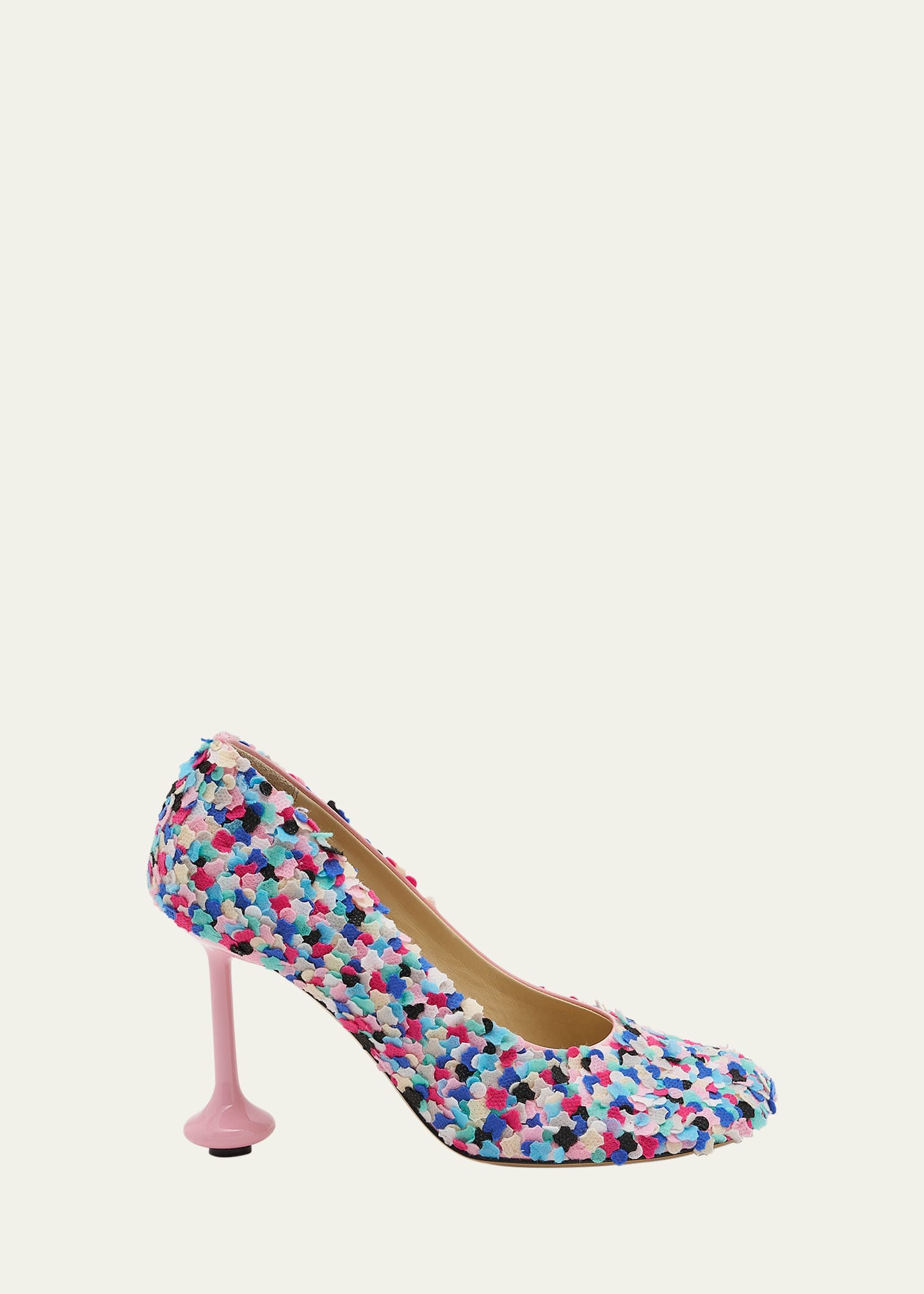 Loewe Women Toy Pump In Pink Multitone
