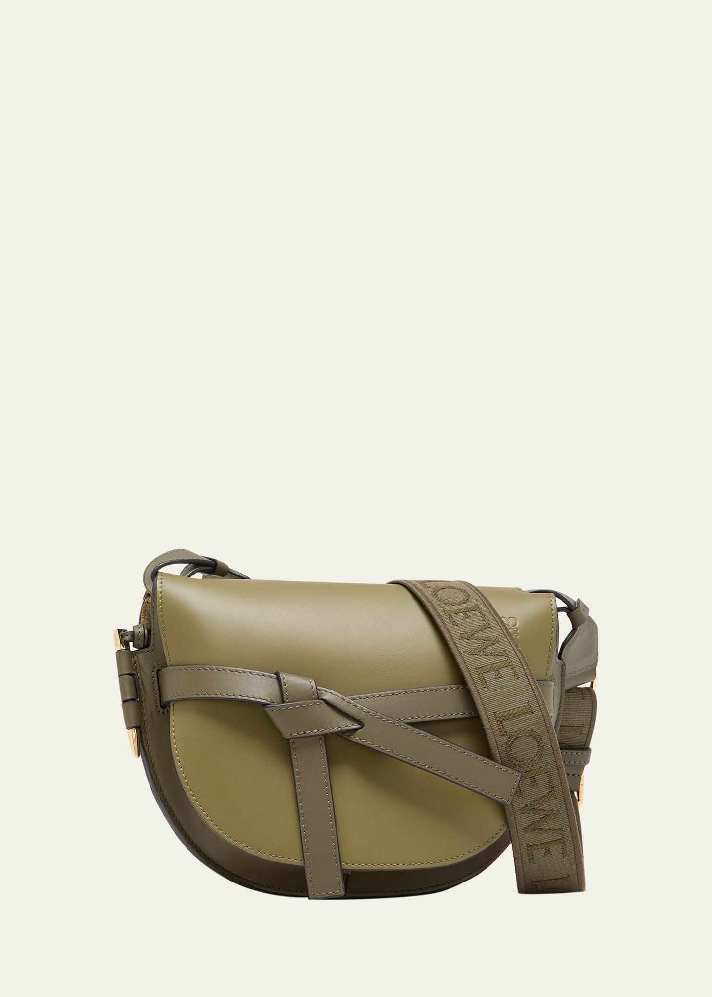 Loewe Cylinder Leather-trimmed Raffia Crossbody Bag