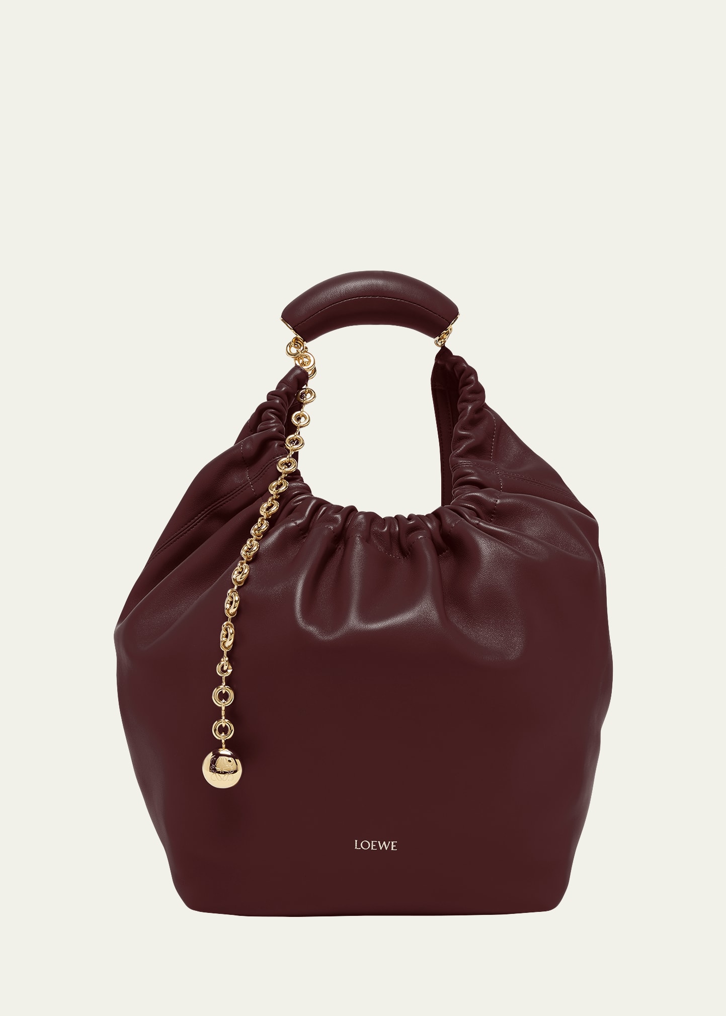 Squeeze Small Shoulder Bag in Napa Leather