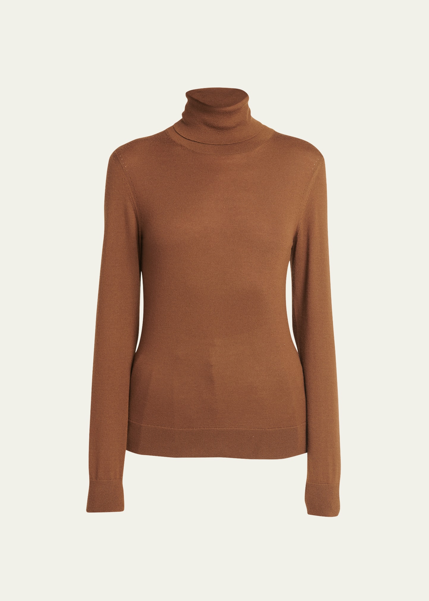 Loro Piana Dolce Vita Cashmere Turtleneck In E09g Caramel Butt