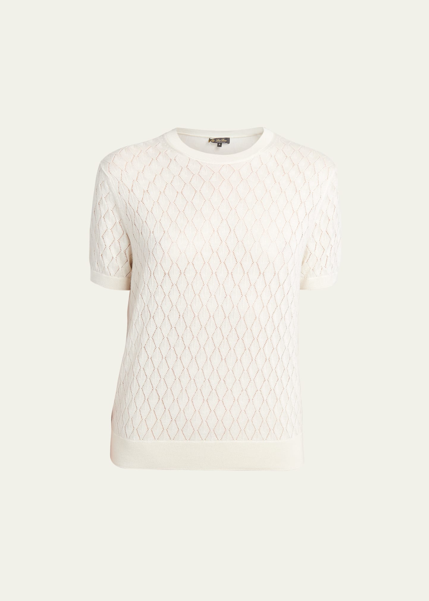 Shop Loro Piana Piura Cashmere Knit Top In 1230 Nougat