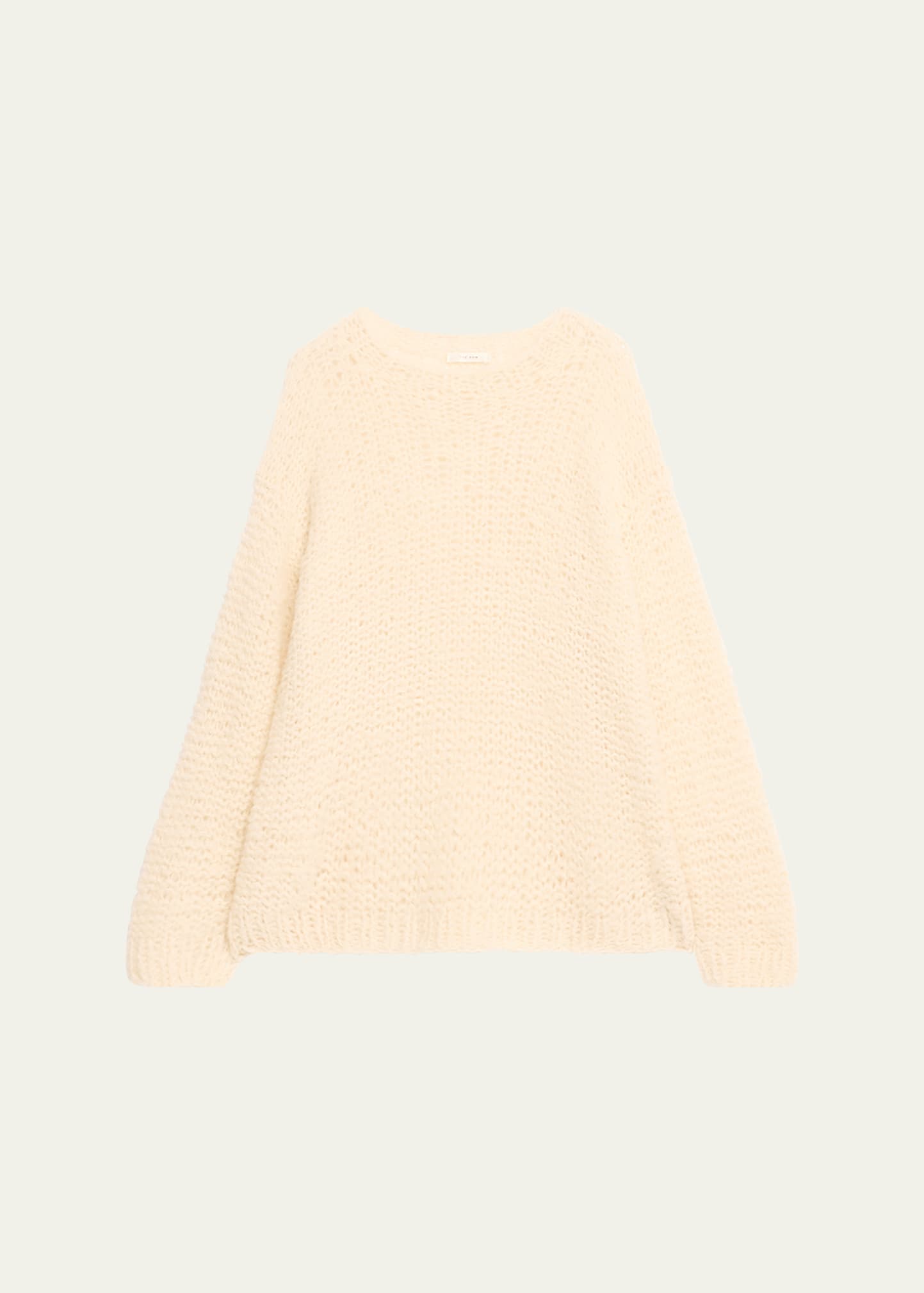 The Row Eryna Open-knit Sweater In Shell
