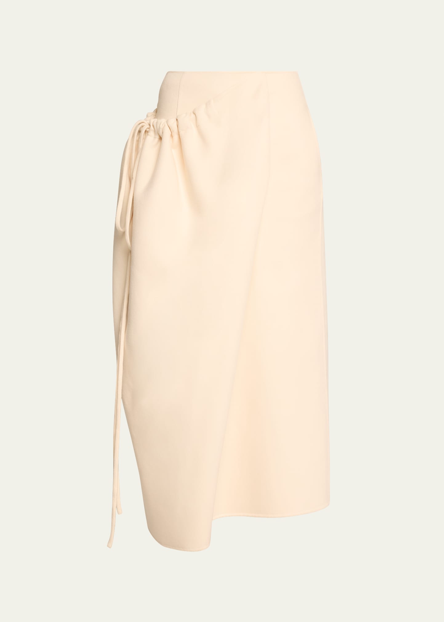 The Row Silon Cashmere-blend Maxi Skirt In Papyrus