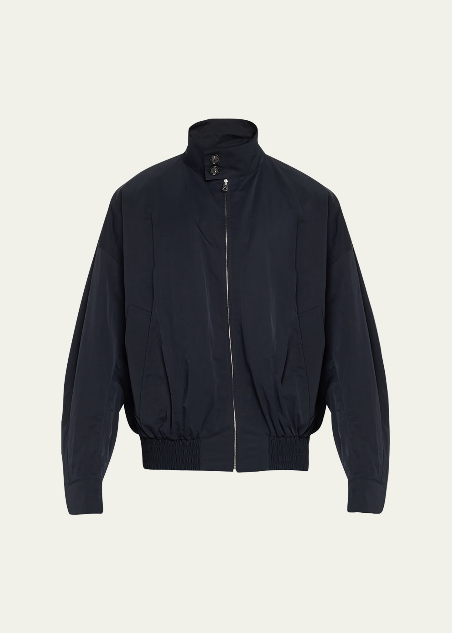 Bottega Veneta Long-sleeved Wool Casual Jacket In Dusk