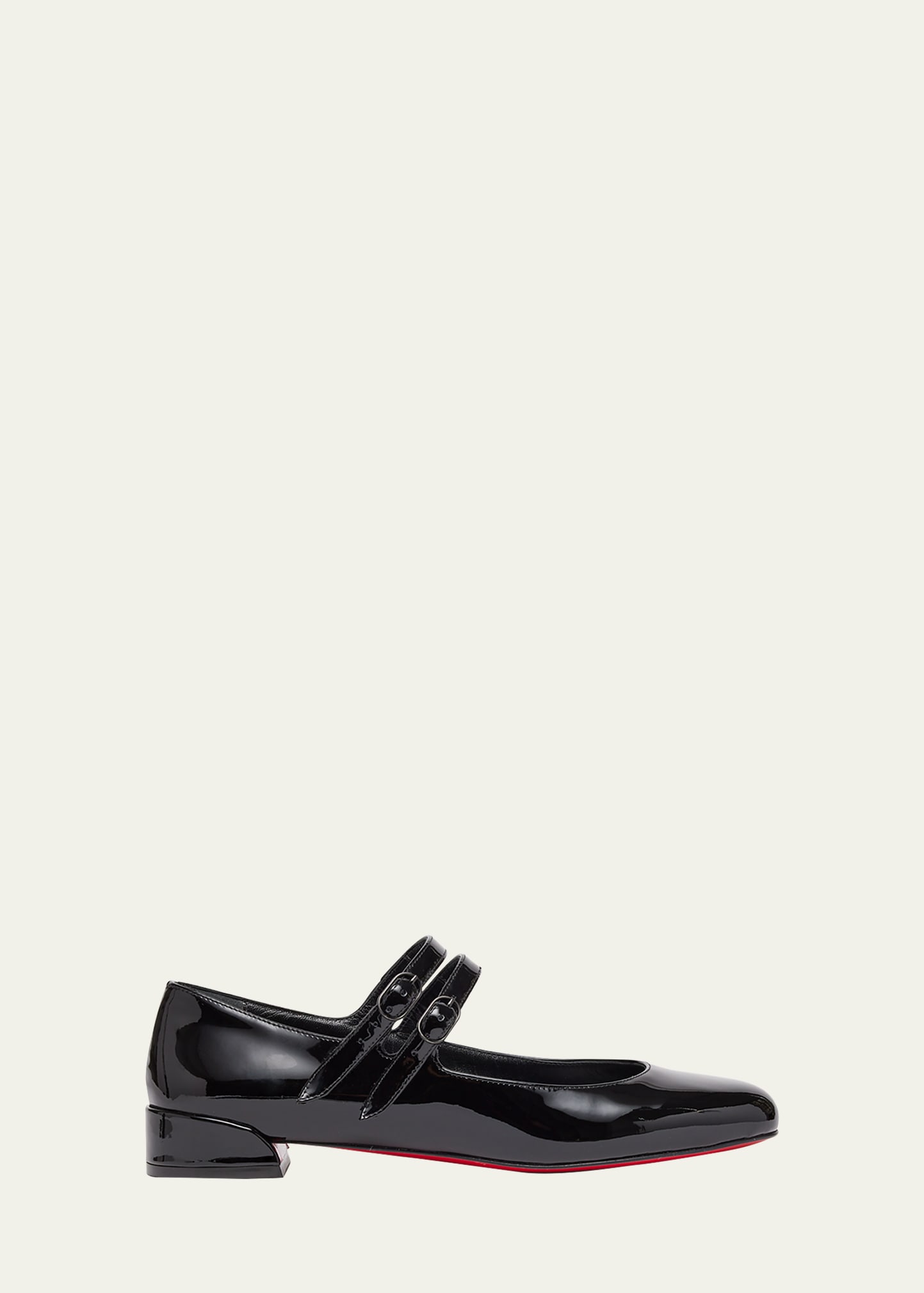 Christian Louboutin Flats In Black