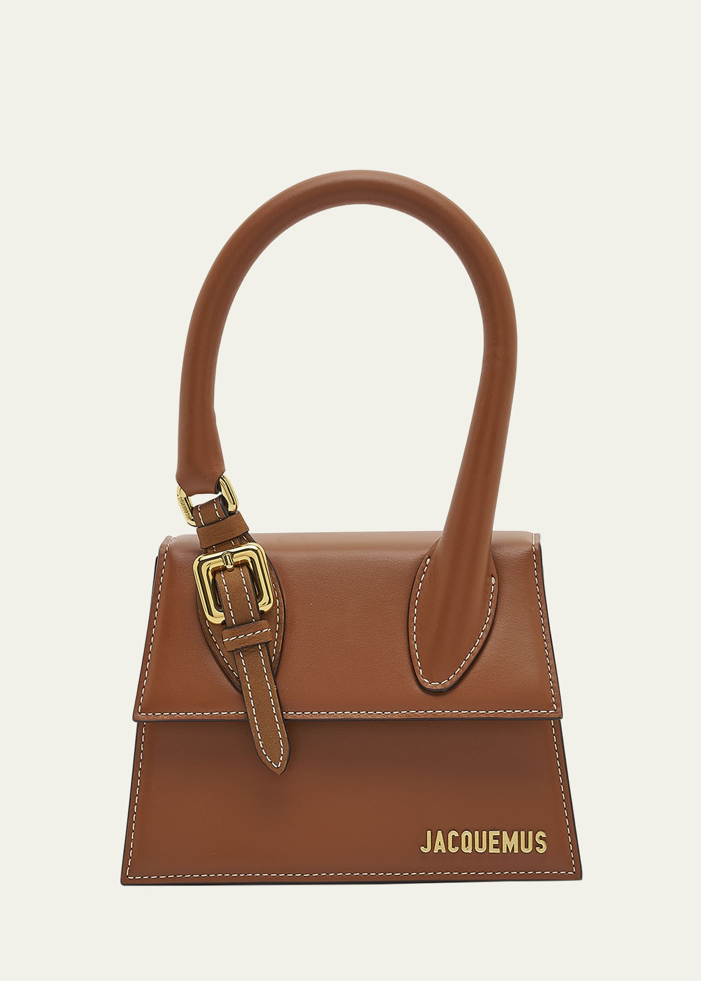 Le Chiquito Moyen Leather Top-Handle Bag