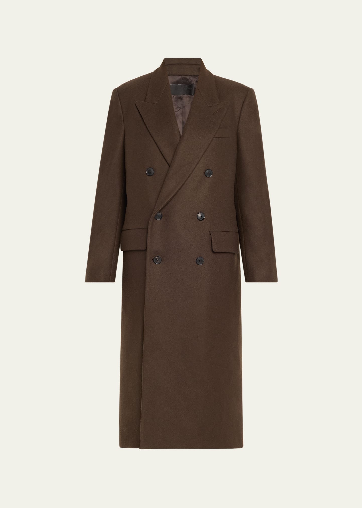 NILI LOTAN EDMONT DOUBLE-BREASTED LONG COAT 