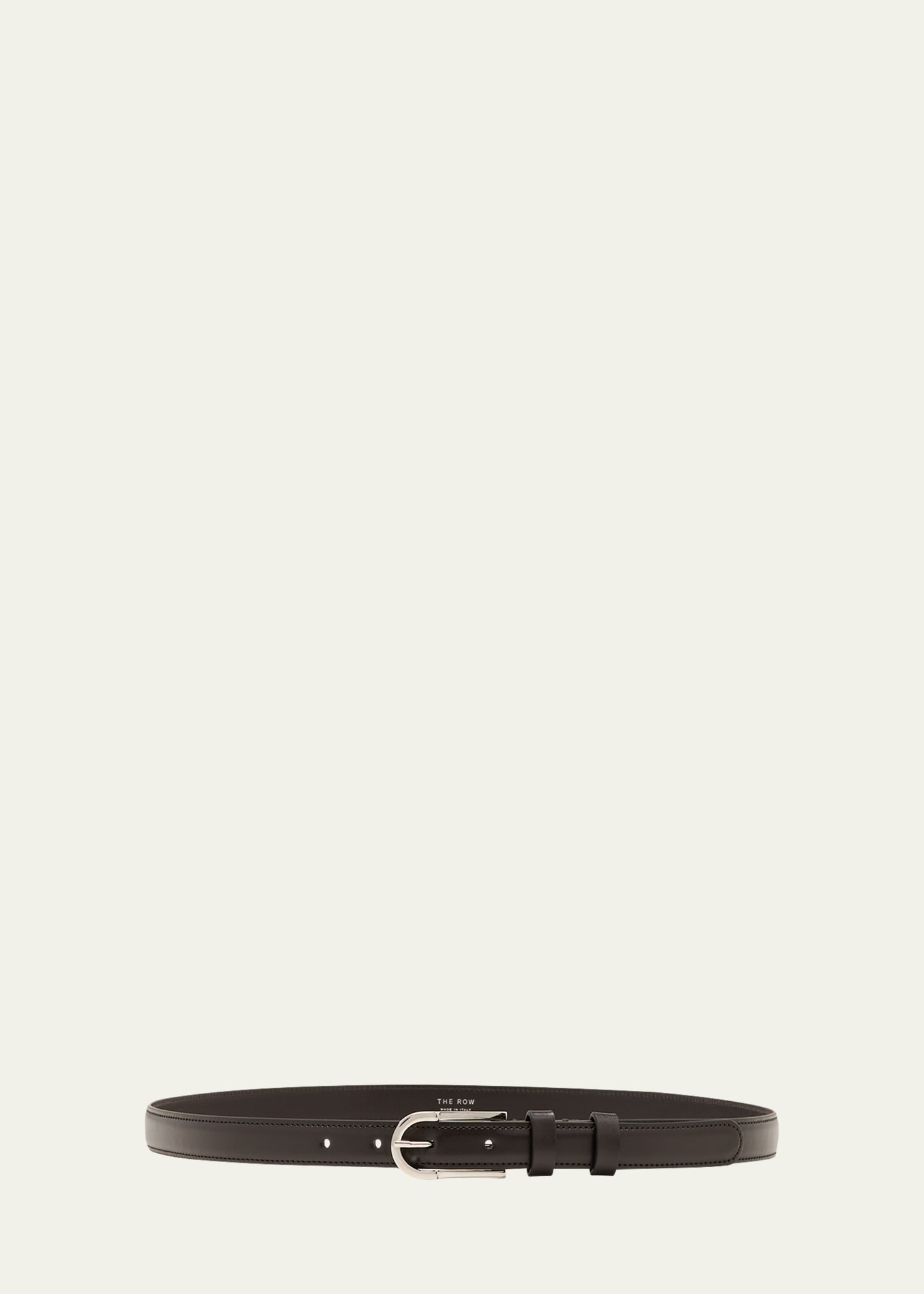 The Row Freya Belt In Black Shg