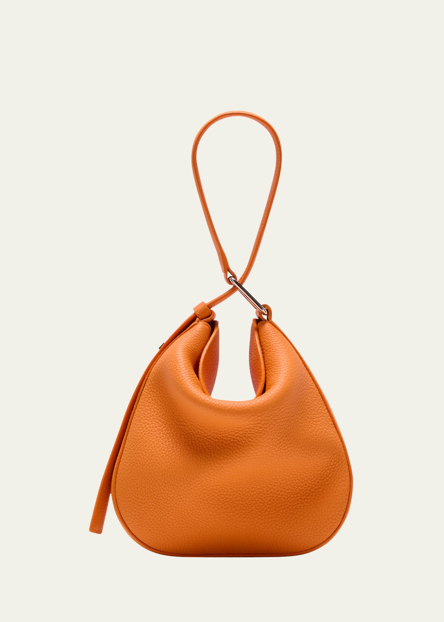 Anna Little Leather Hobo Bag