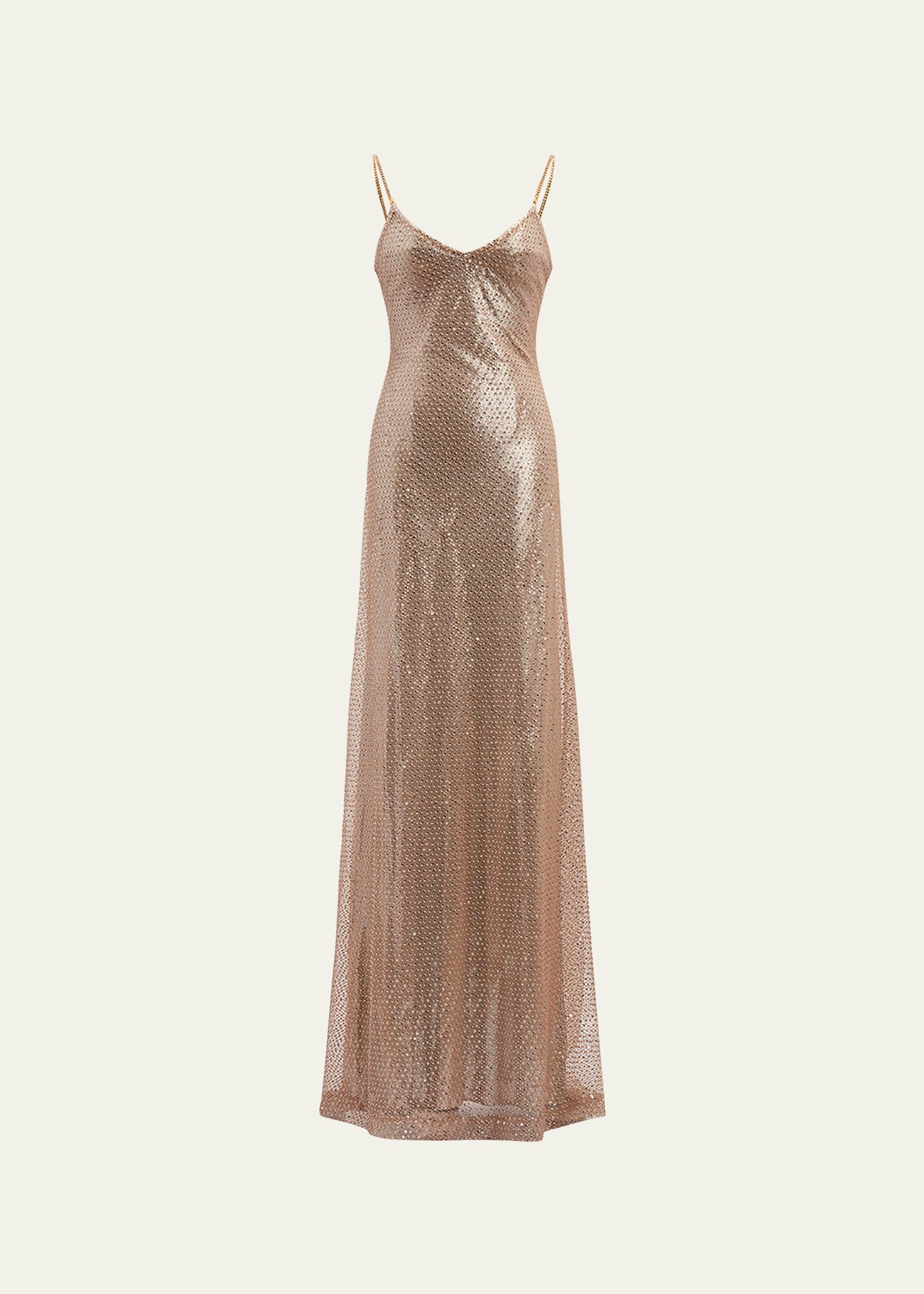 Reymond Embellished Sleeveless Slip Gown