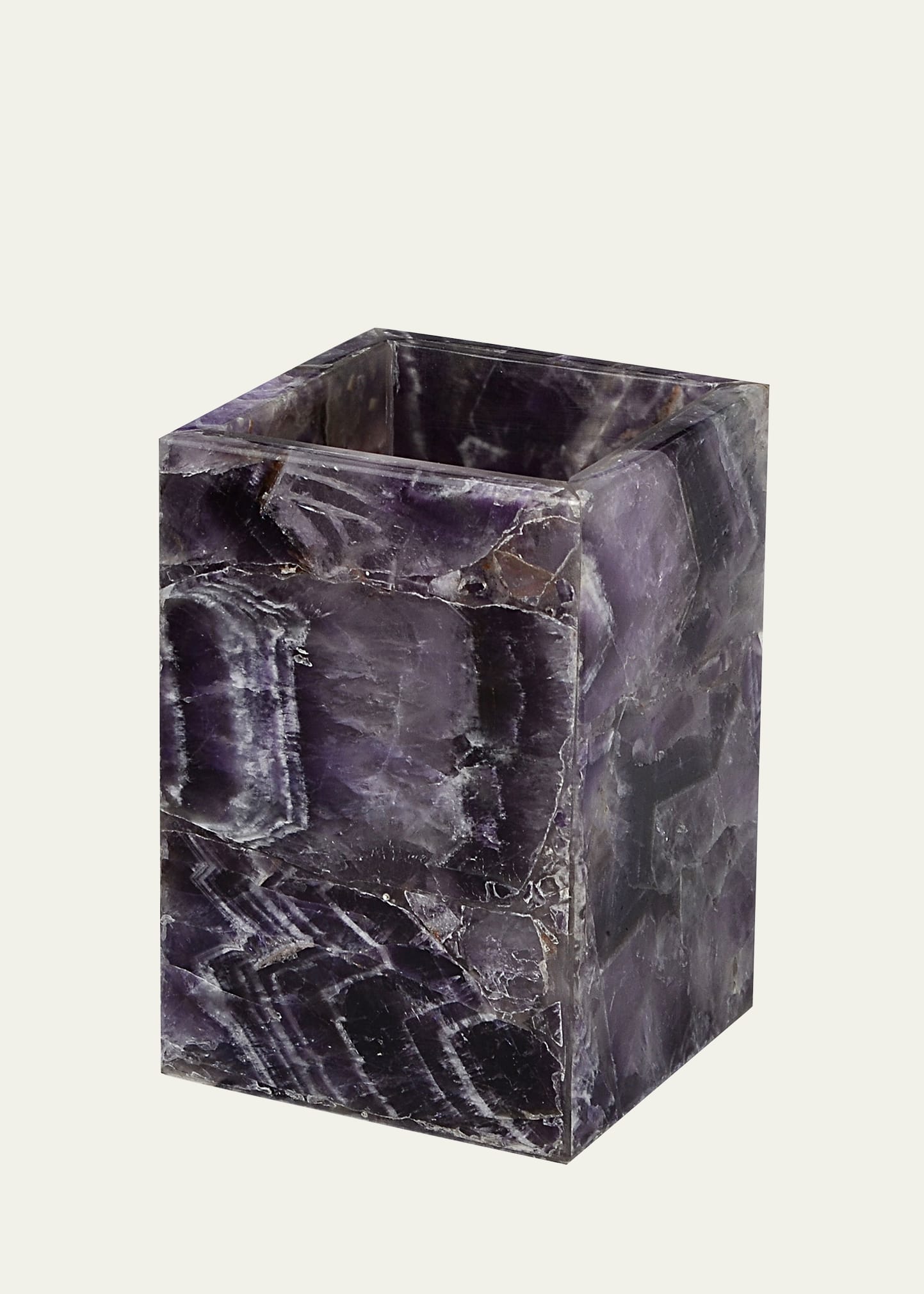 Mike & Ally Taj Amethyst Brush Holder In Purple