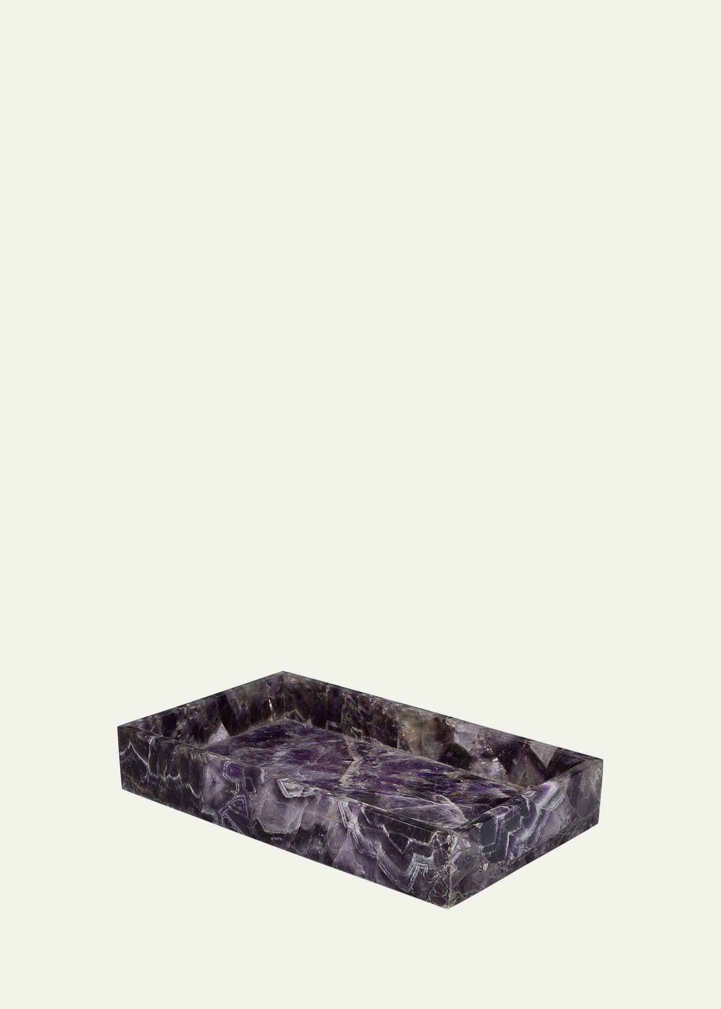 Mike & Ally Taj Amethyst Towel Tray In Purple