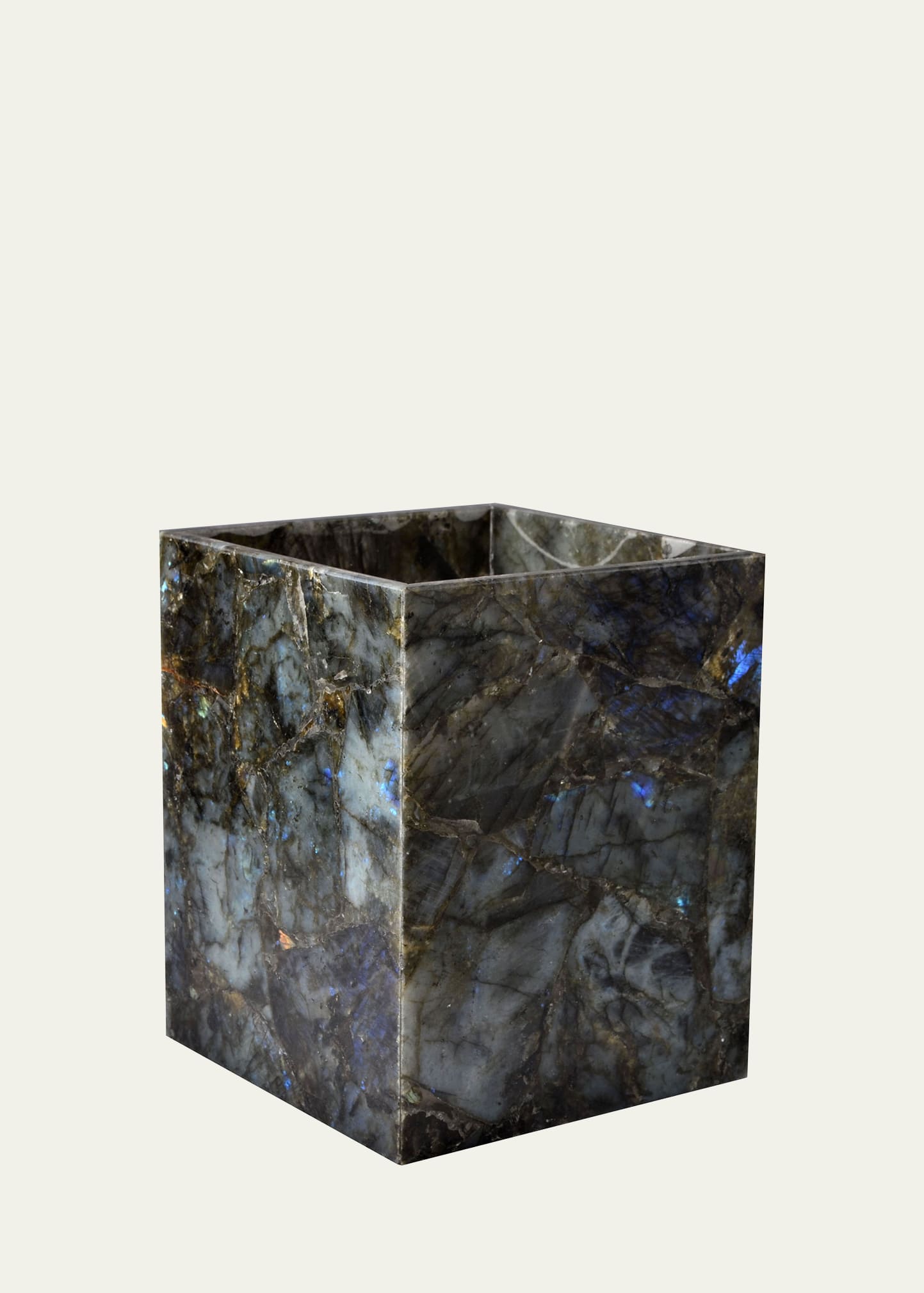 Taj Labradorite Wastebasket