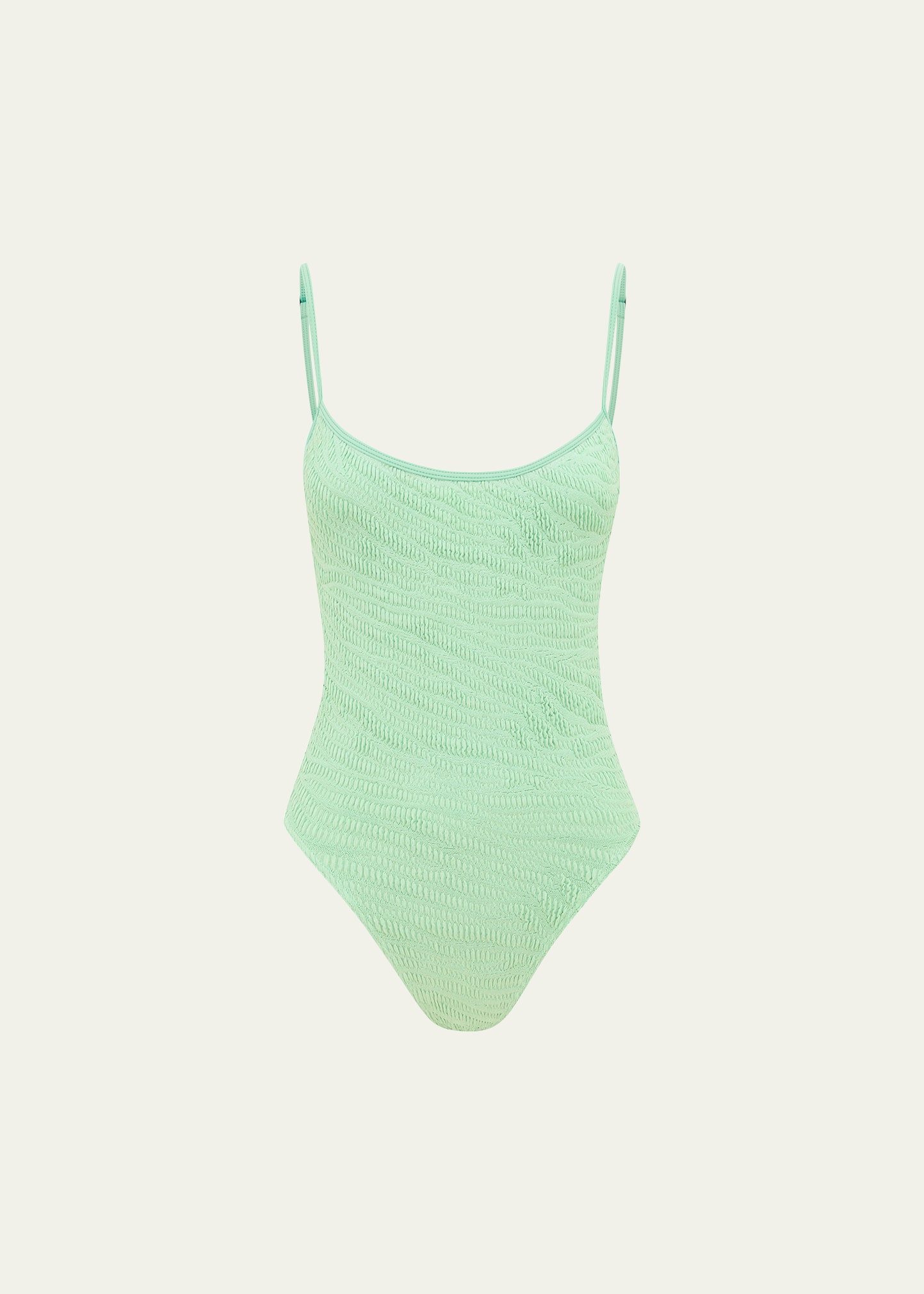 Low Palace Textured Tiger One-Piece Swimsuit (D-DD Cup)
