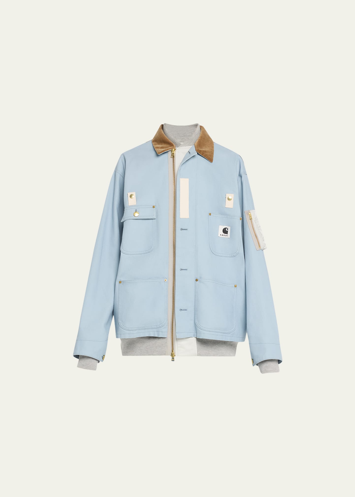 SACAI x Carhartt WIP Men's Canvas MA-1 Detroit Jacket | Smart Closet