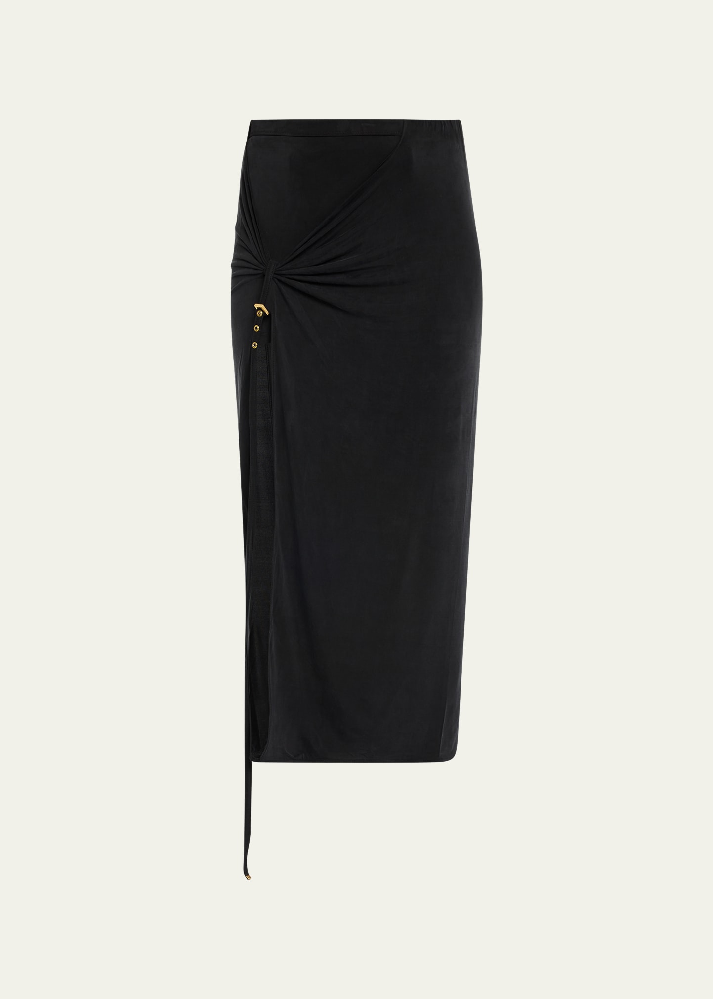 La Jupe Pareo Croissant Midi Skirt