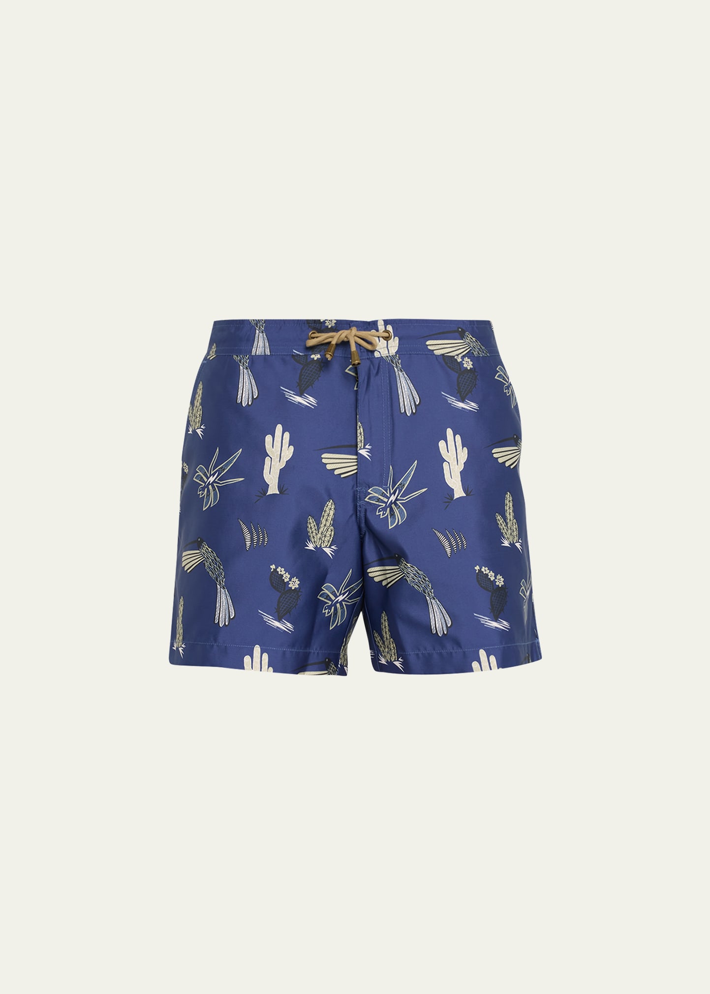 Men's Midnight Desert-Print Swim Shorts