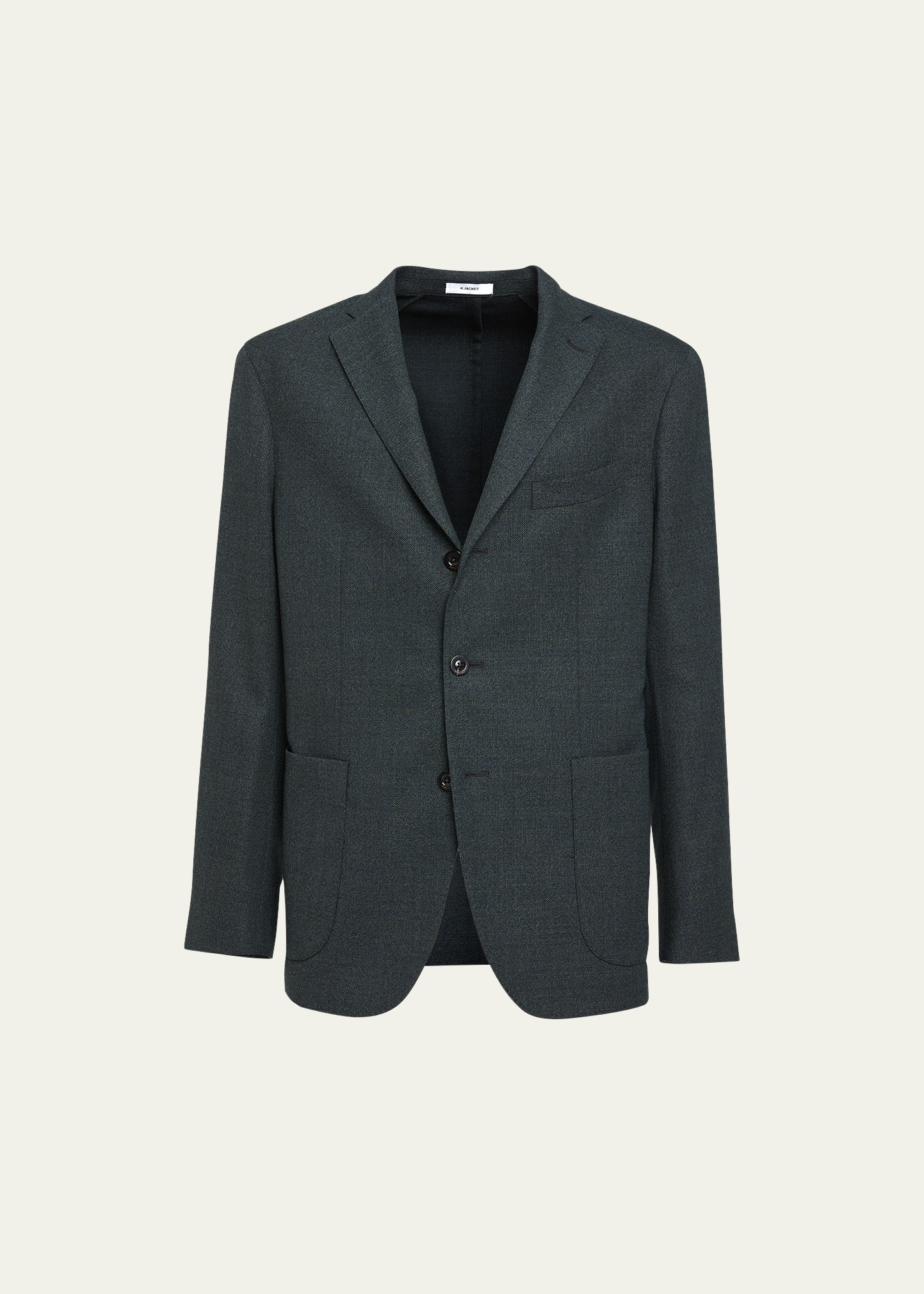 Men's Hopsack 3-Button Sport Coat