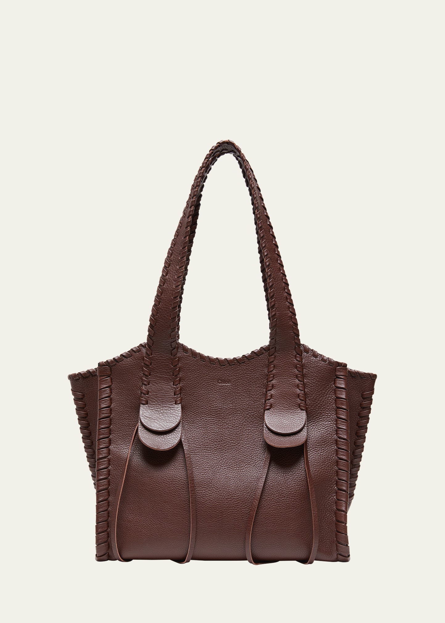 Chloe Mony Medium Grained Leather Tote Bag