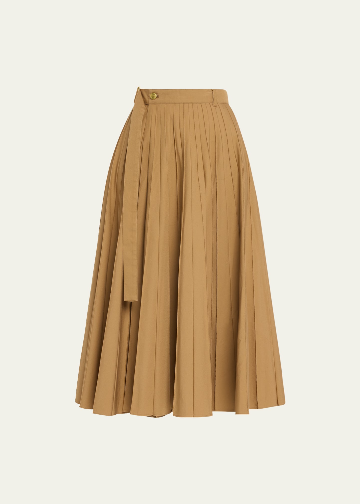Sacai x Carhartt WIP Pleated Skirt in Beige | Smart Closet