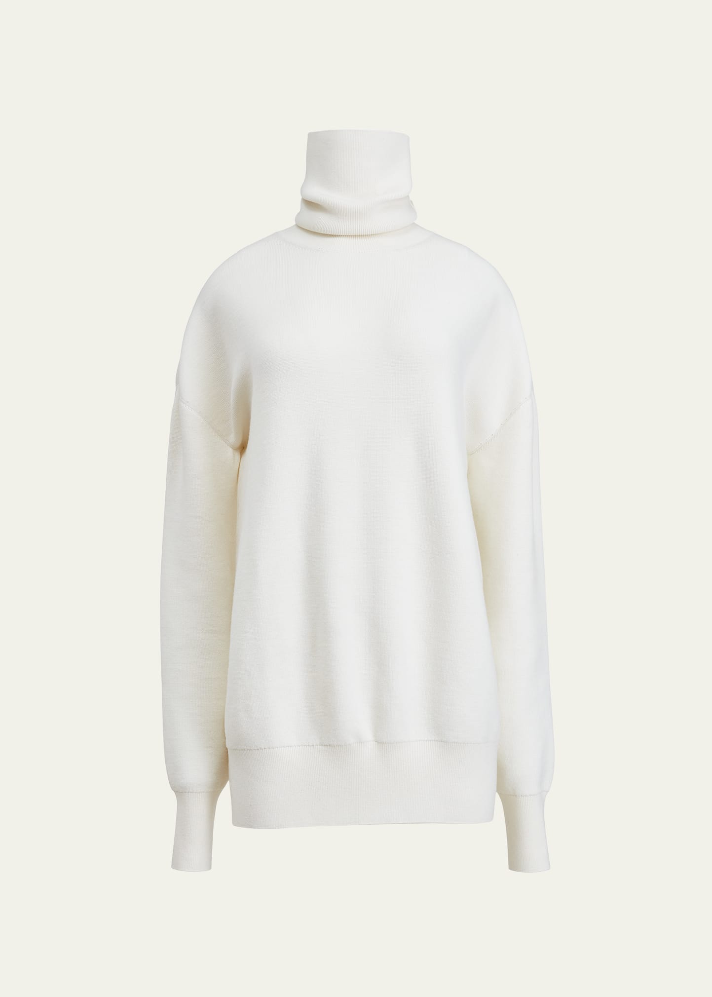 Khaite Esmane Wool Sweater In White