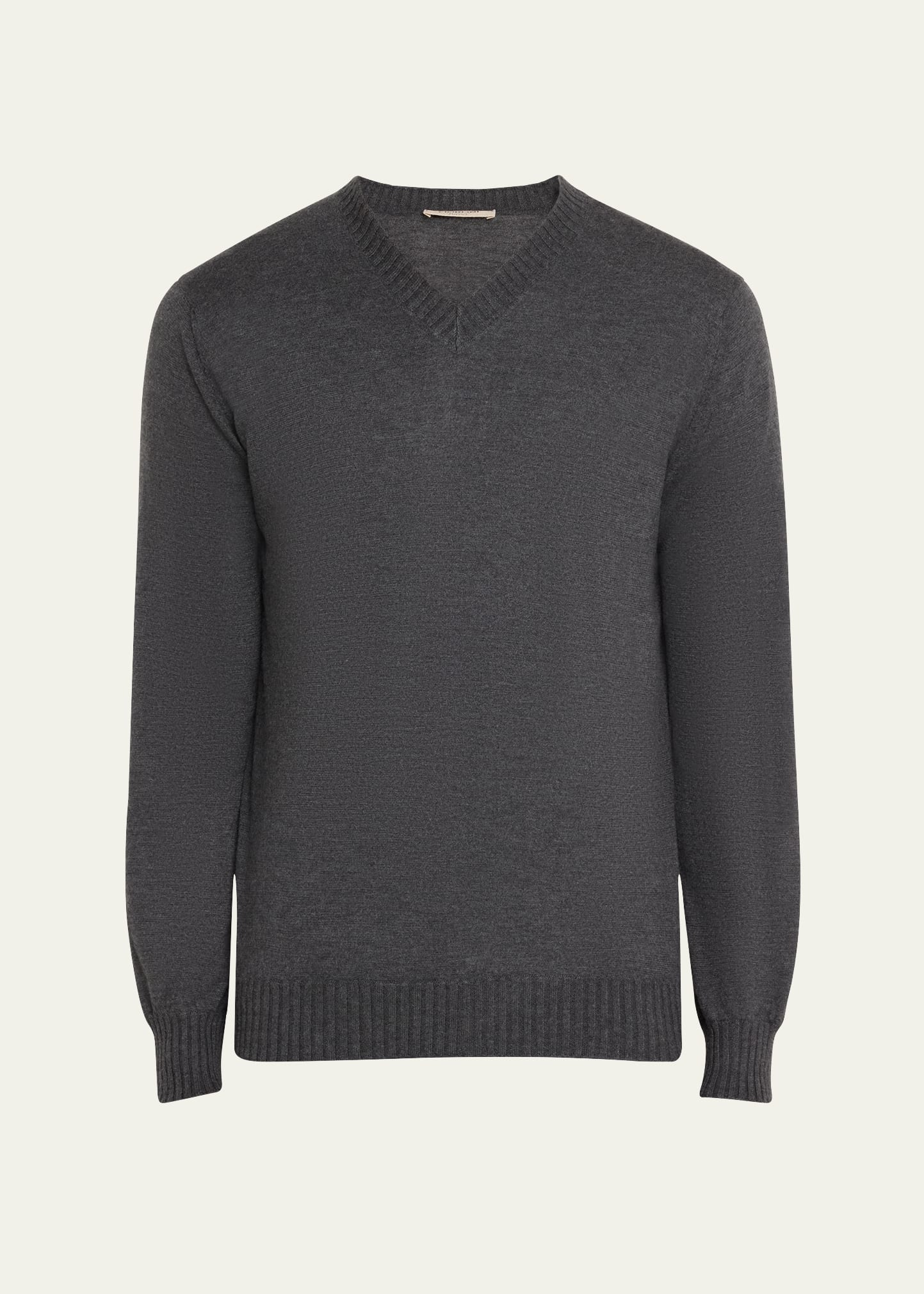 Men's Duvet Cashmere High V-Neck Sweater