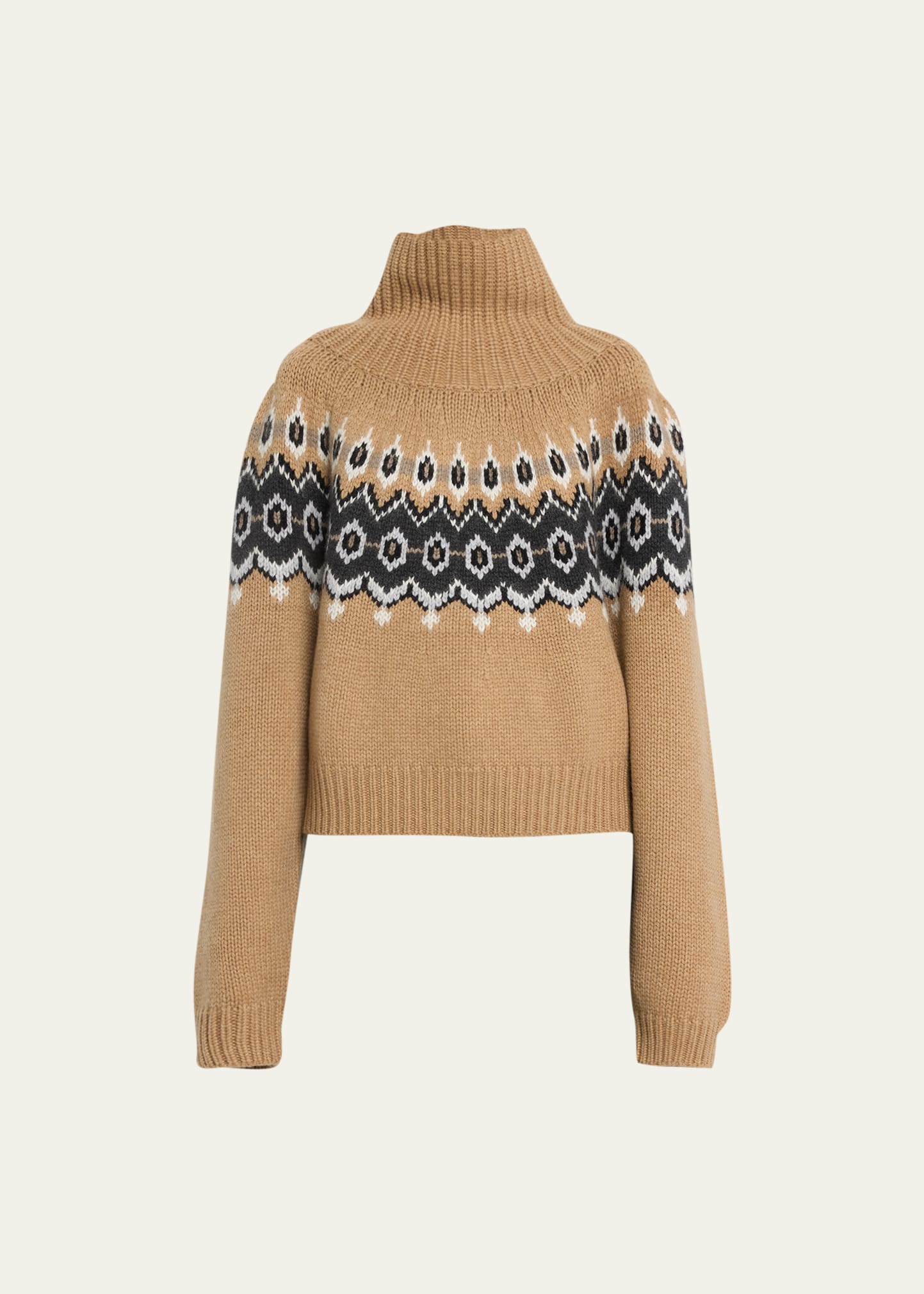 Amaris Cashmere-Blend Fair Isle Sweater