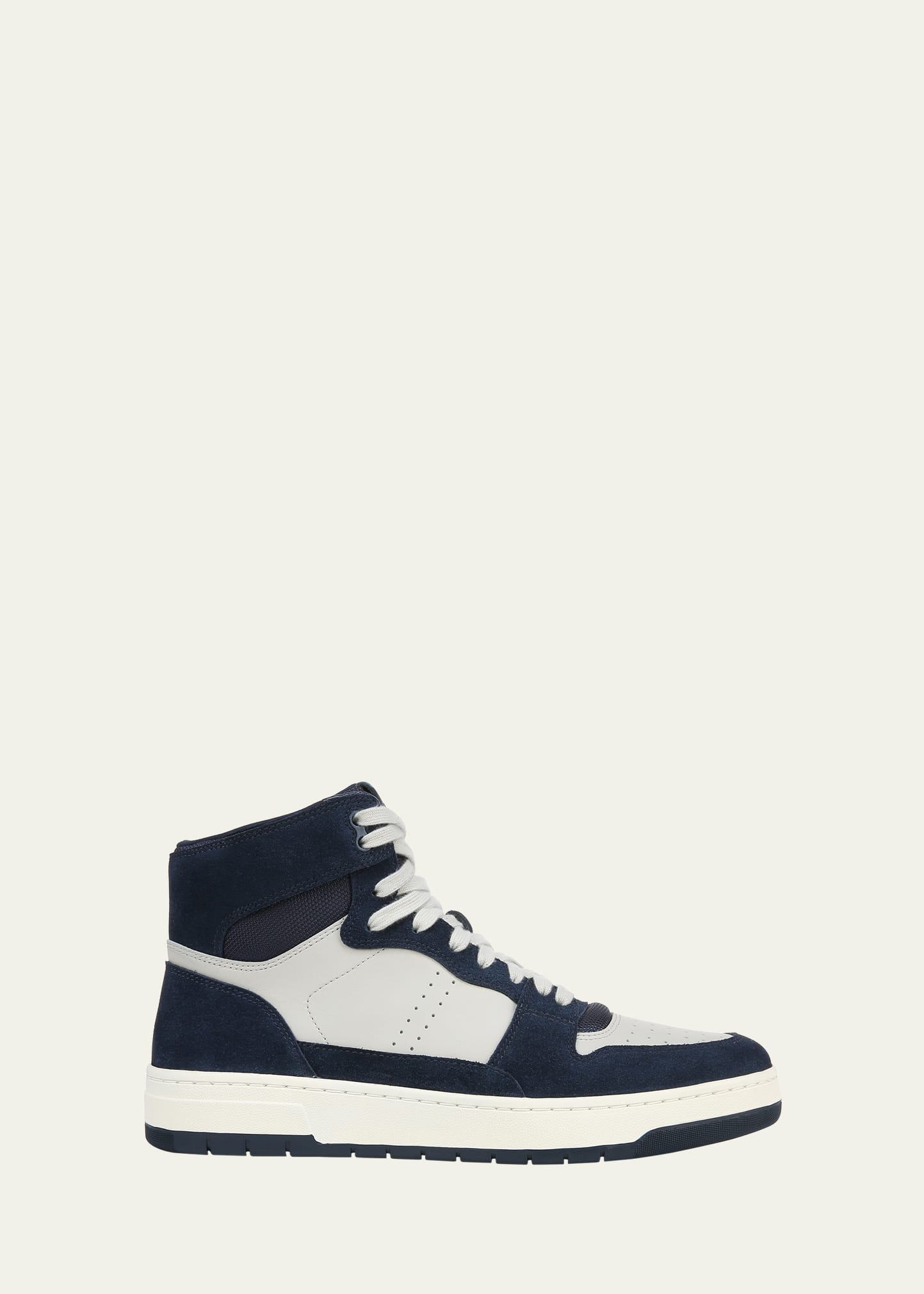 Vince Men's Mason Lace Up High Top Sneakers In Spruce Blue