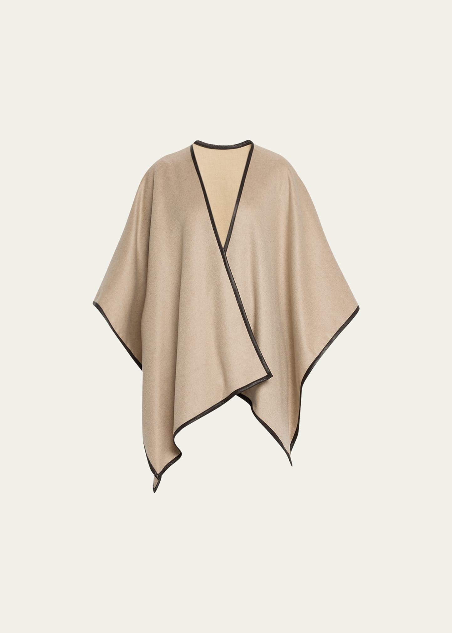 Angular Reversible Cashmere Cape