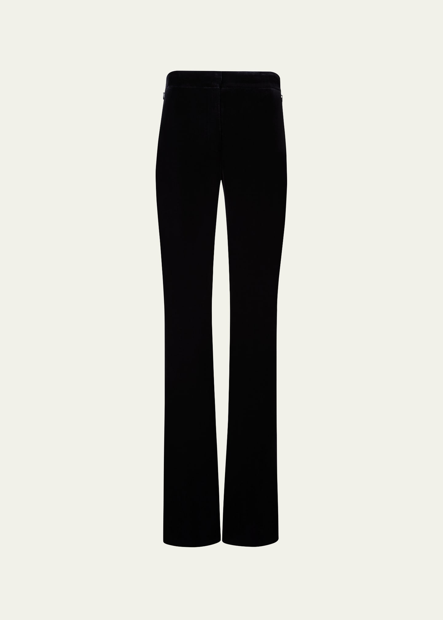 Akris Velvet Zip Pocket Pants In Black
