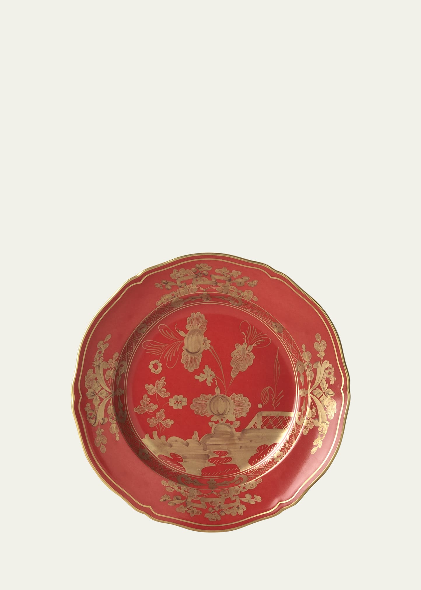 Ginori 1735 Oriente Italiano Rubrum Dessert Plate In Oirubrum