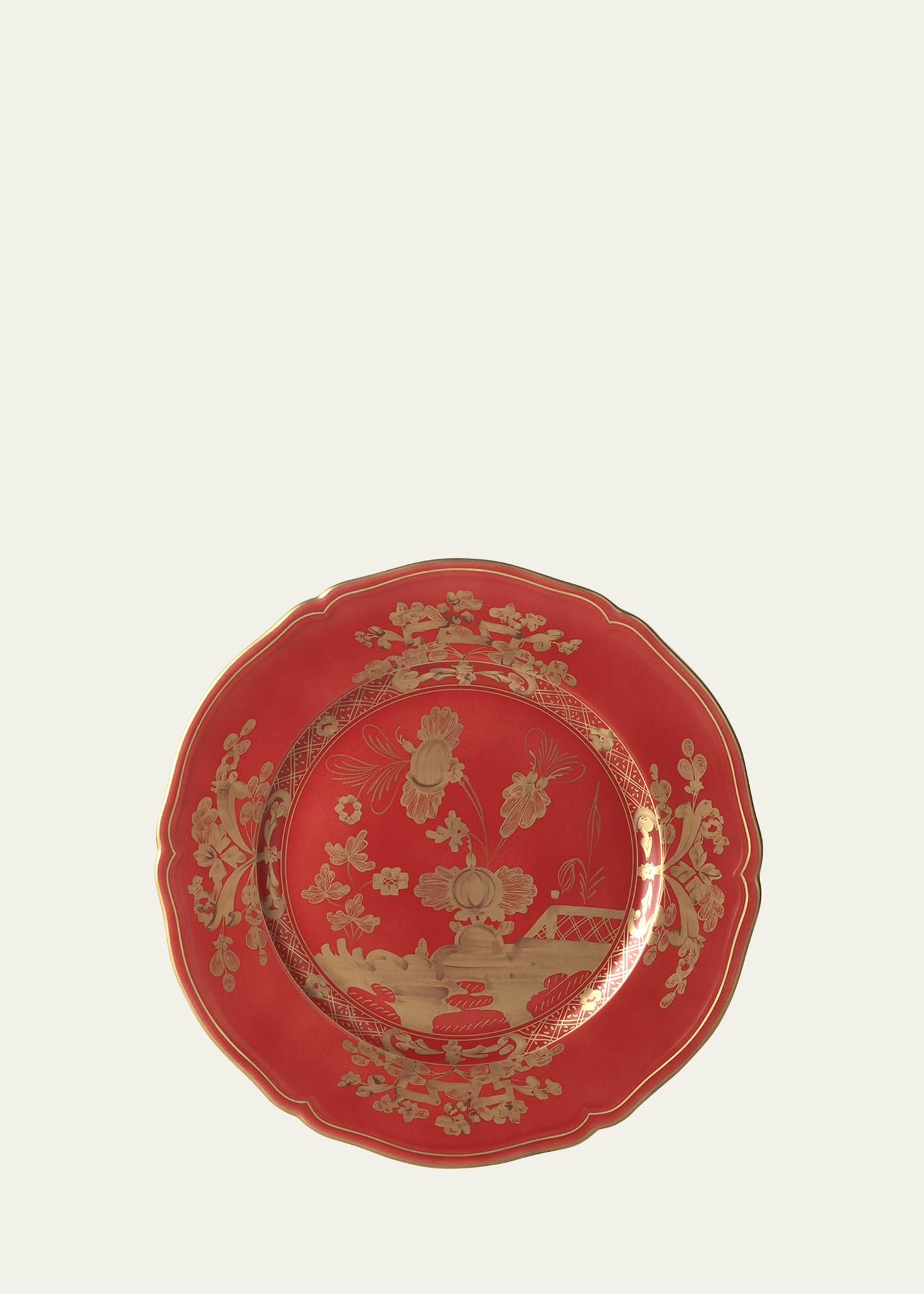 Ginori 1735 Oriente Italiano Rubrum Charger Plate In Oirubrum