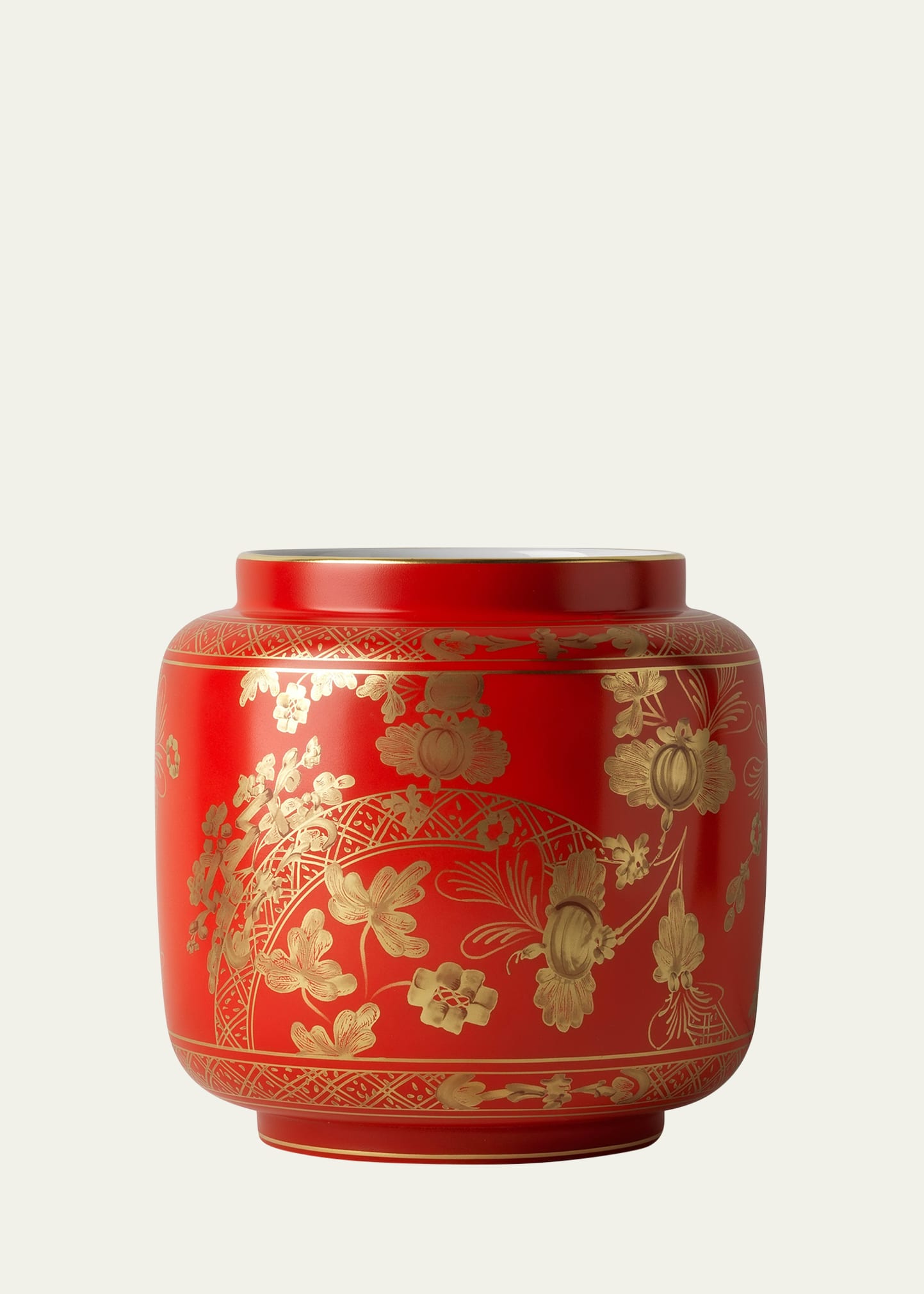 Shop Ginori 1735 Oriente Italiano Rubrum Stackable Vase In Oirubrum