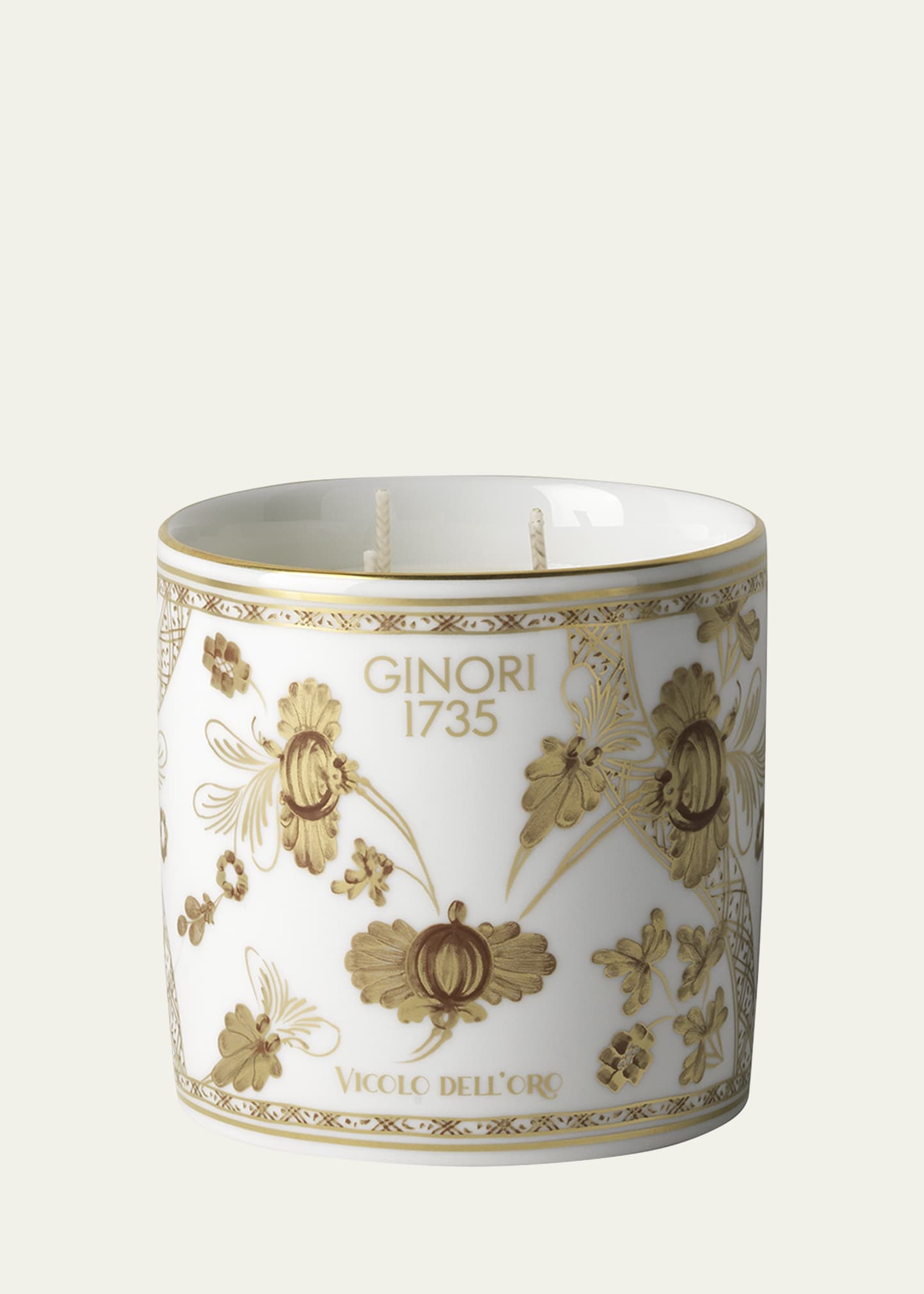 Ginori 1735 Oriente Italiano Aurum Vicolo Dell'oro Candle, 700g In Oiaurum-vicolo