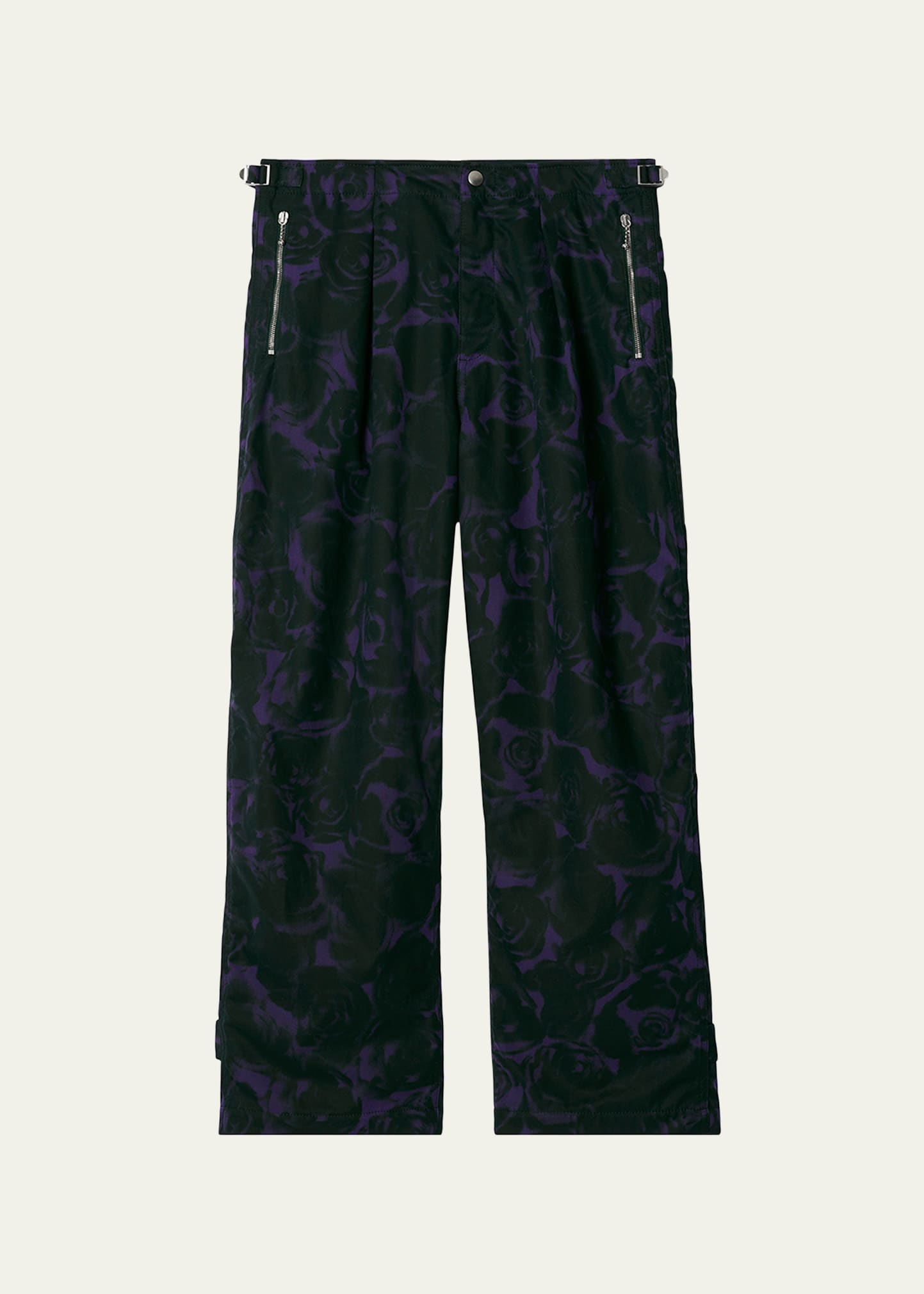 Burberry Men's Vine Rose-print Pants In Vine Ip Pattern