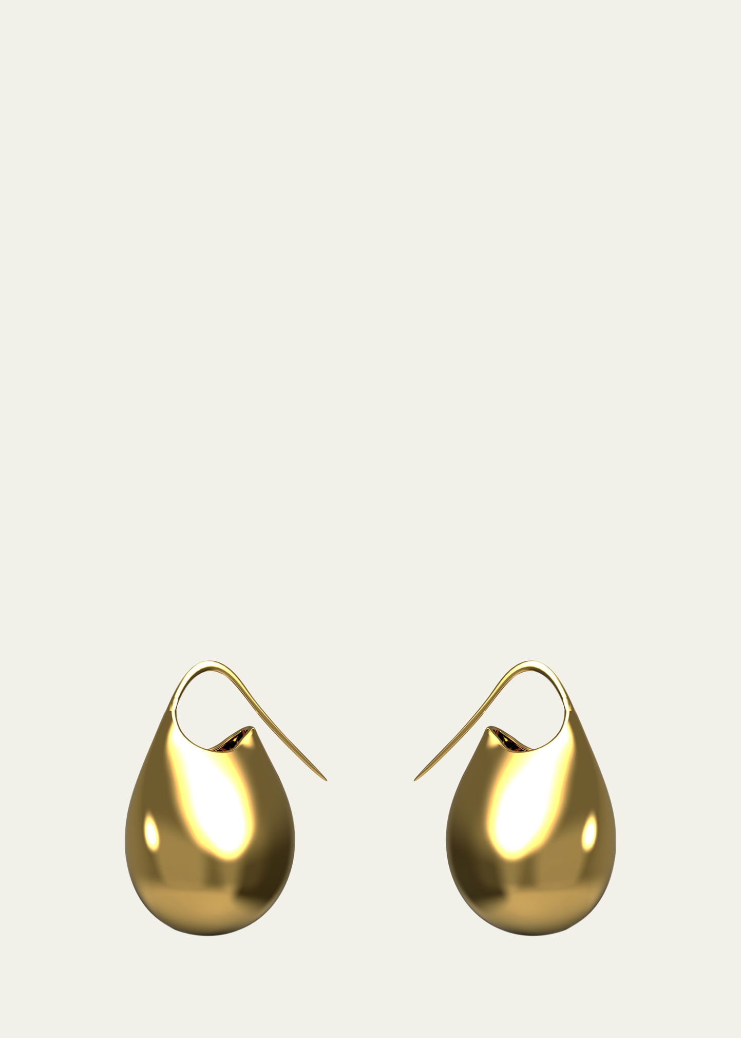 18K Gold Vermeil Jug Drop Earrings