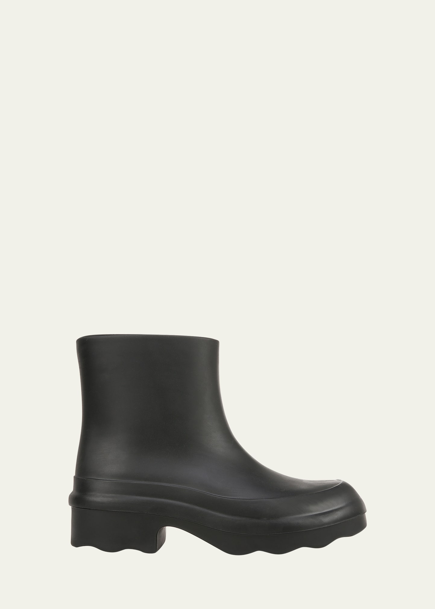Vince Rubber Ankle Rain Boots In Black