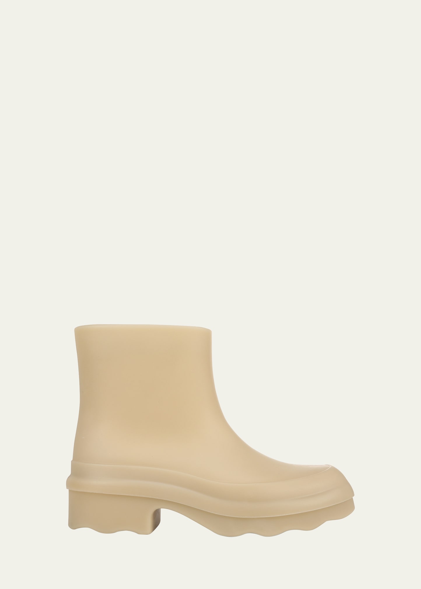 Vince Rubber Ankle Rain Boots In Moonlight