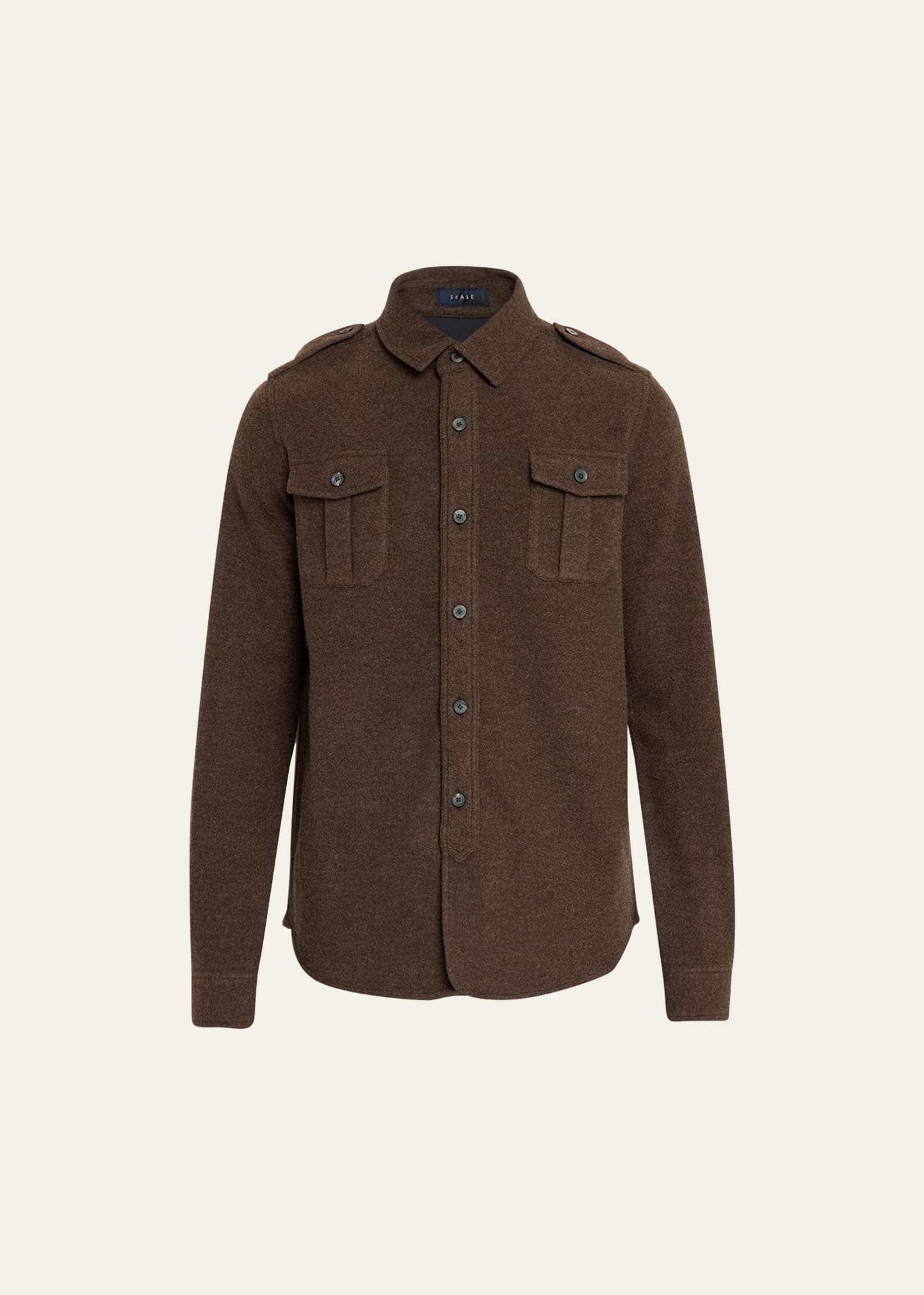 Men's Felpa Wool Shirt Jacket